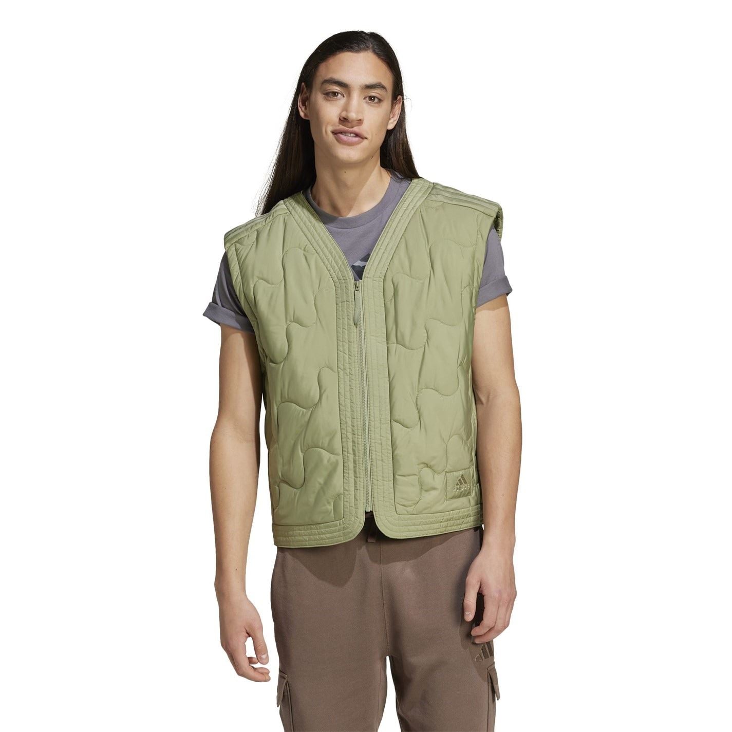adidas Nuganic Light Insulation Sleeveless Recycled Gilet