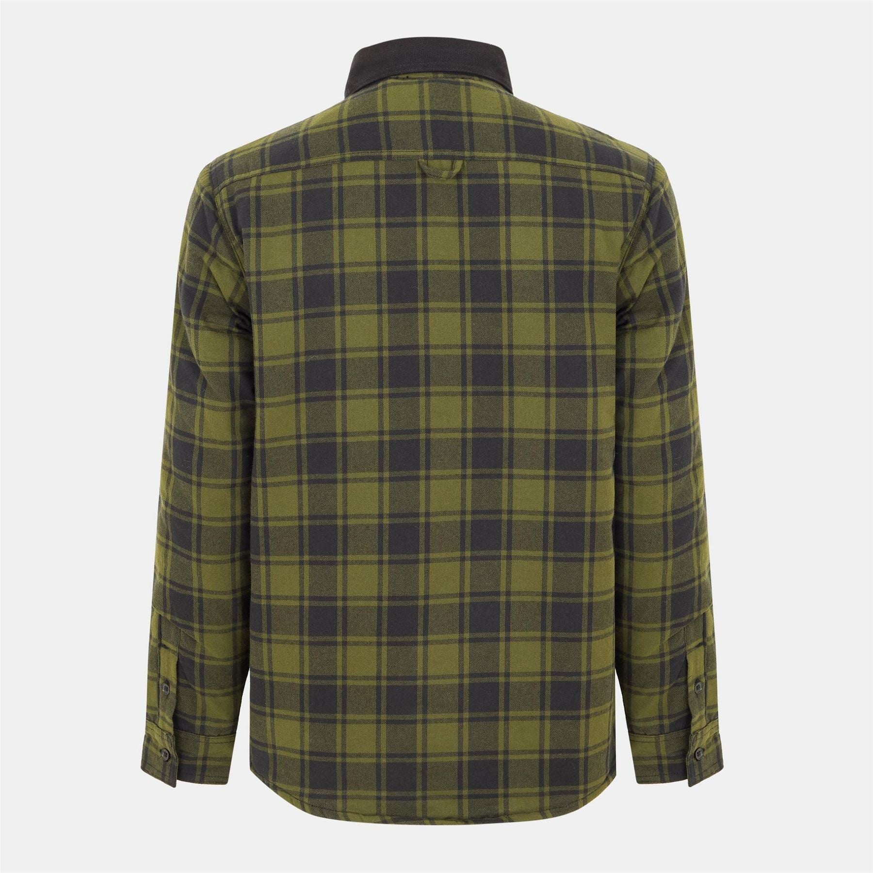 Luke Valley Plaid Patterned Overshirt with Chest Pocket
