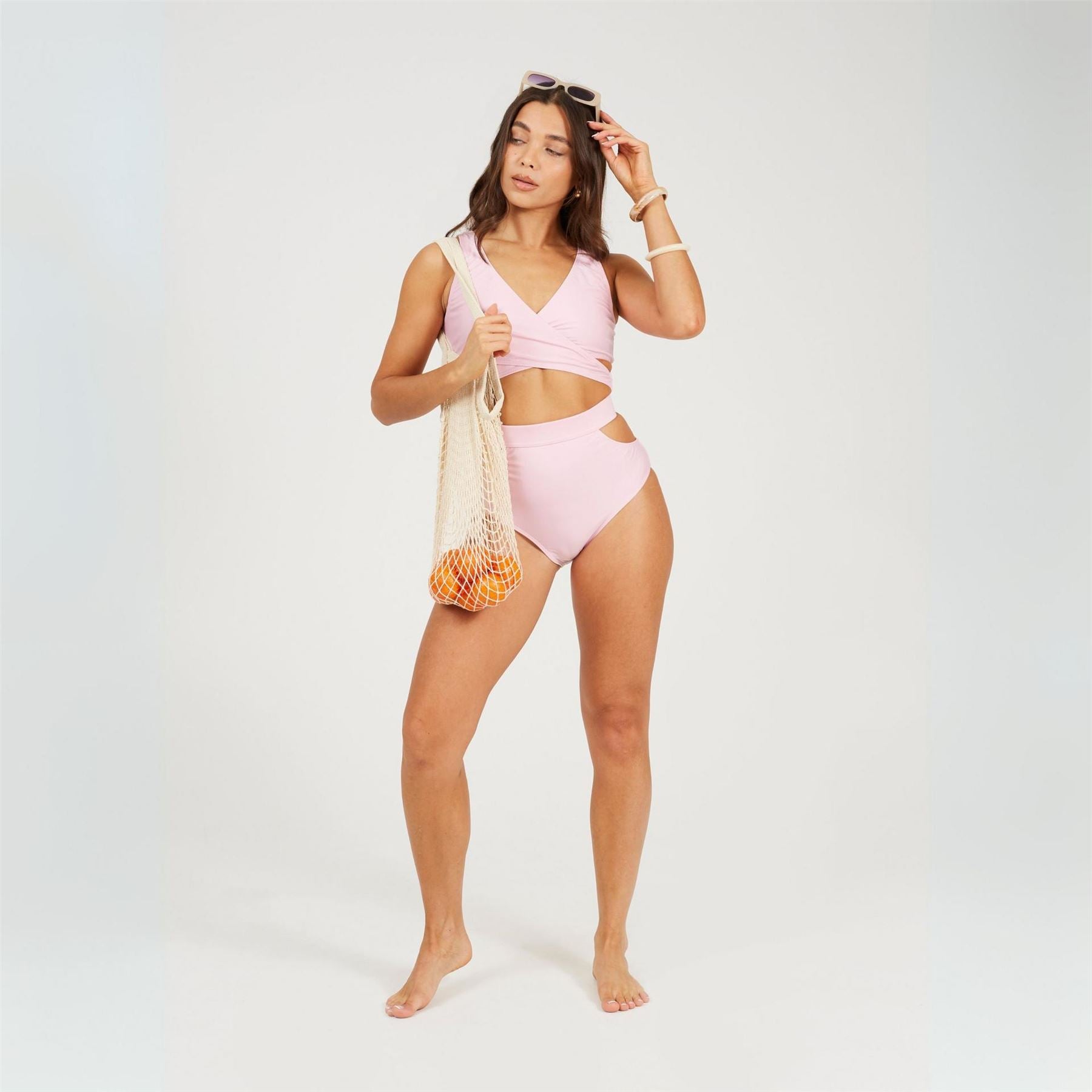 Brave Soul Bikini Top With Wrap Around Ties