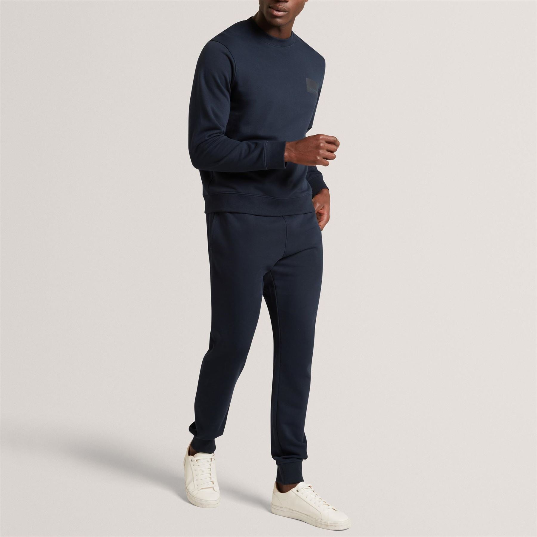 Ted Baker Baker Ls Logo Patch Sweatshirt