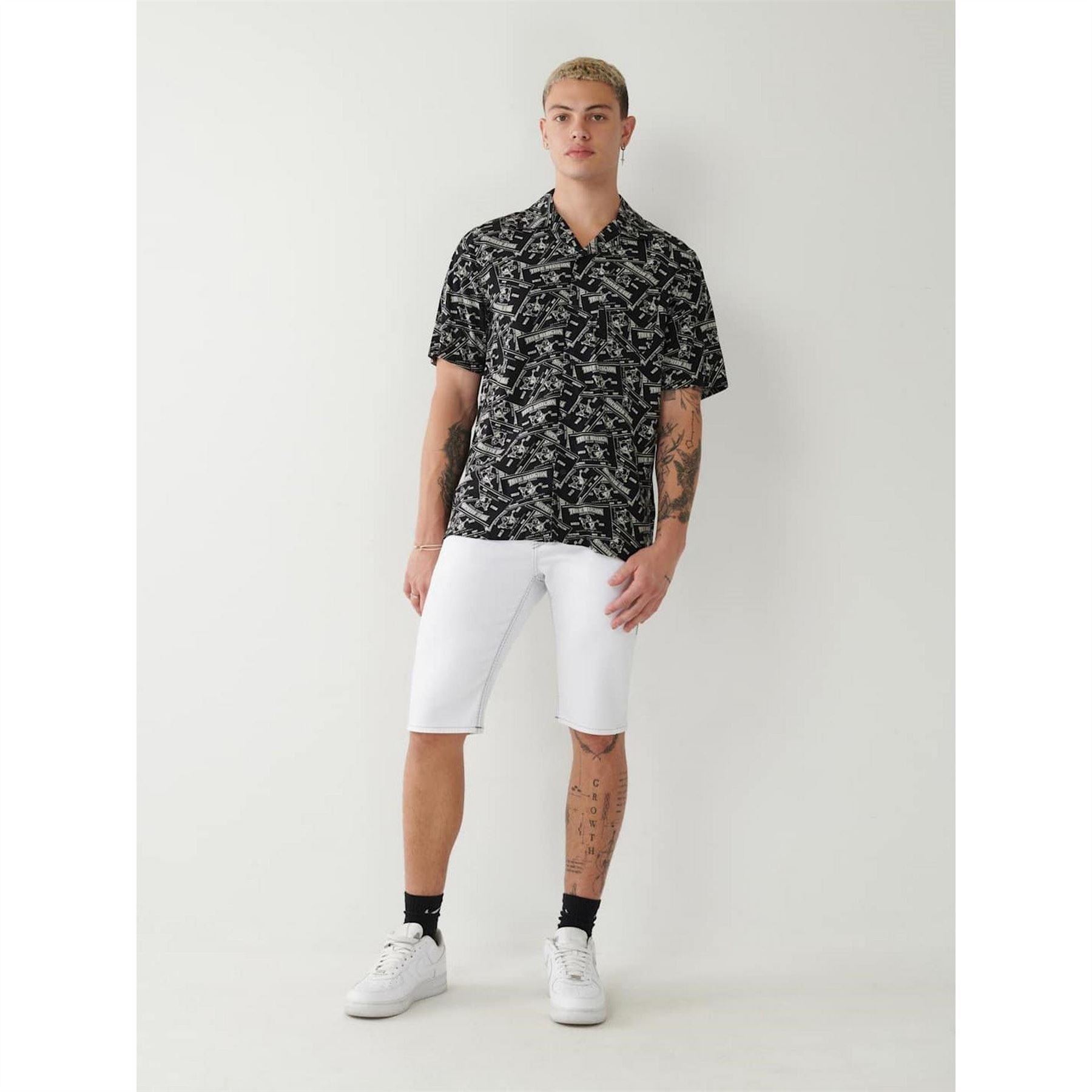 True Religion All Over Print Short Sleeve Shirt