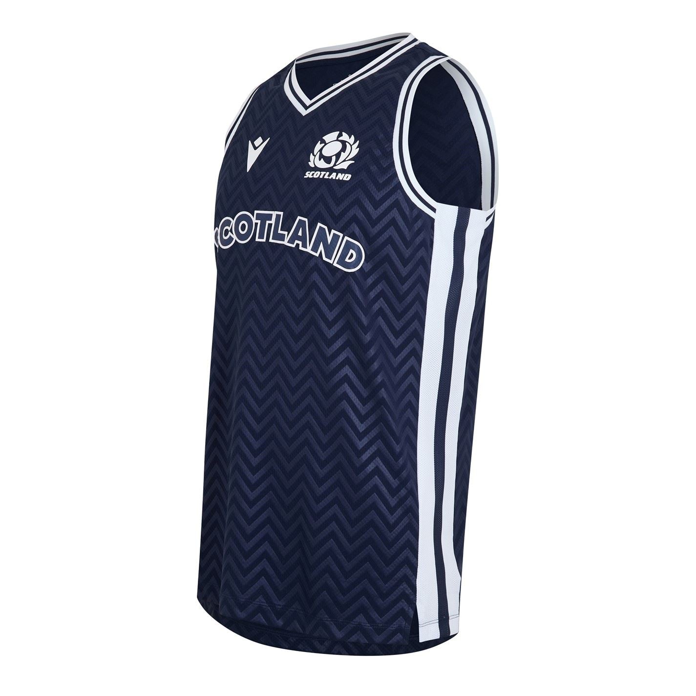Macron Scotland Rugby Union Vest 2024 Adults