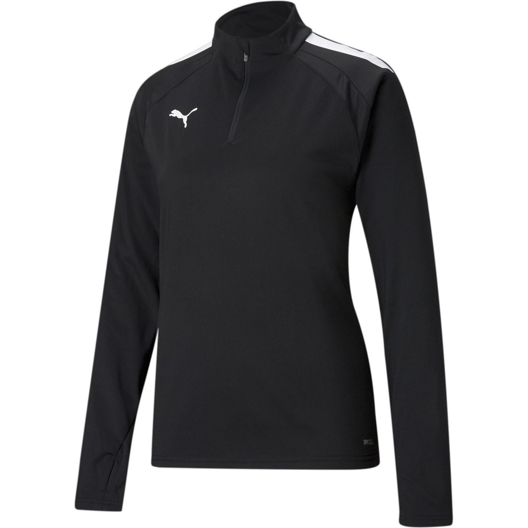 Puma Womens Teamliga Quarter Zip Top W Drill