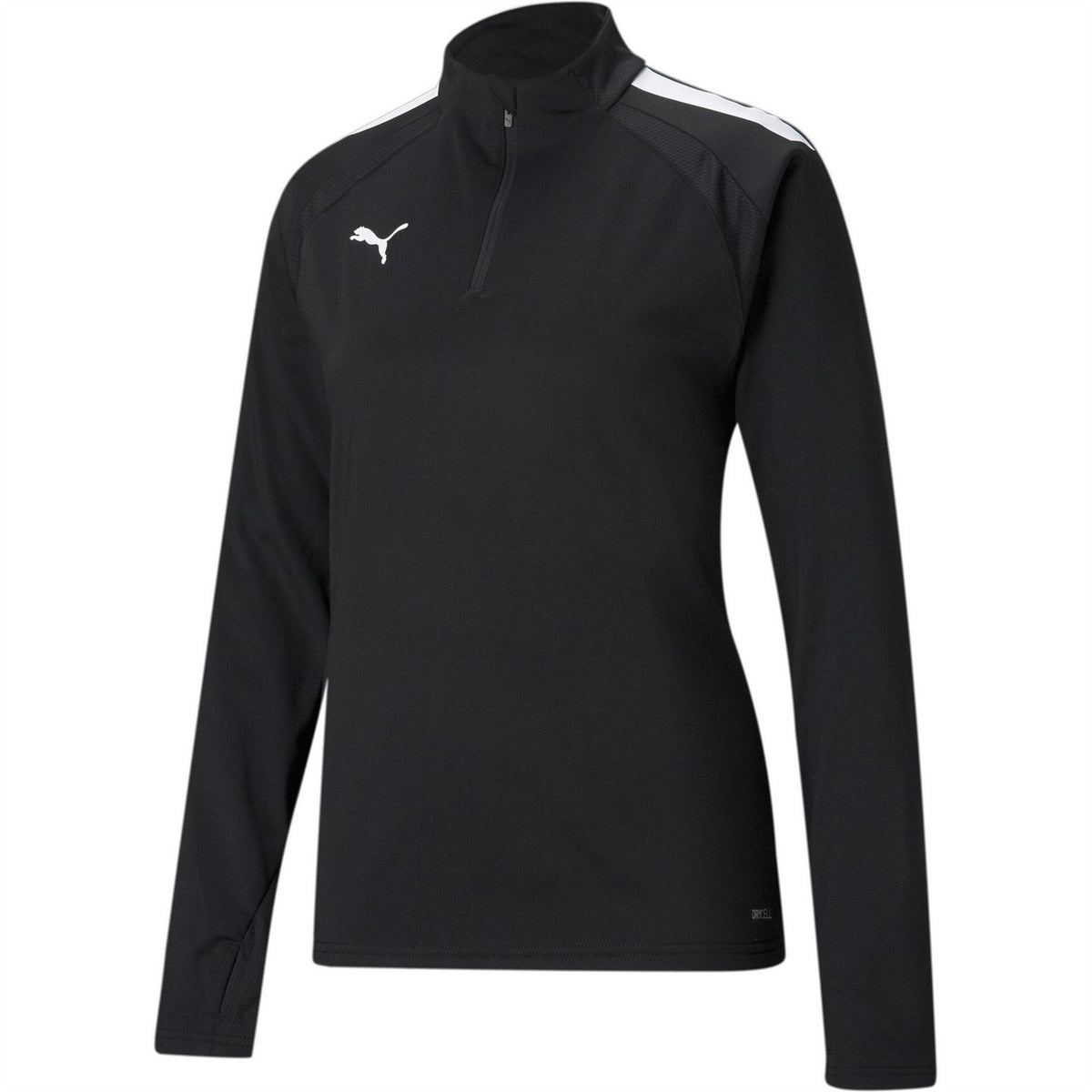 Puma Womens Teamliga Quarter Zip Top W Drill
