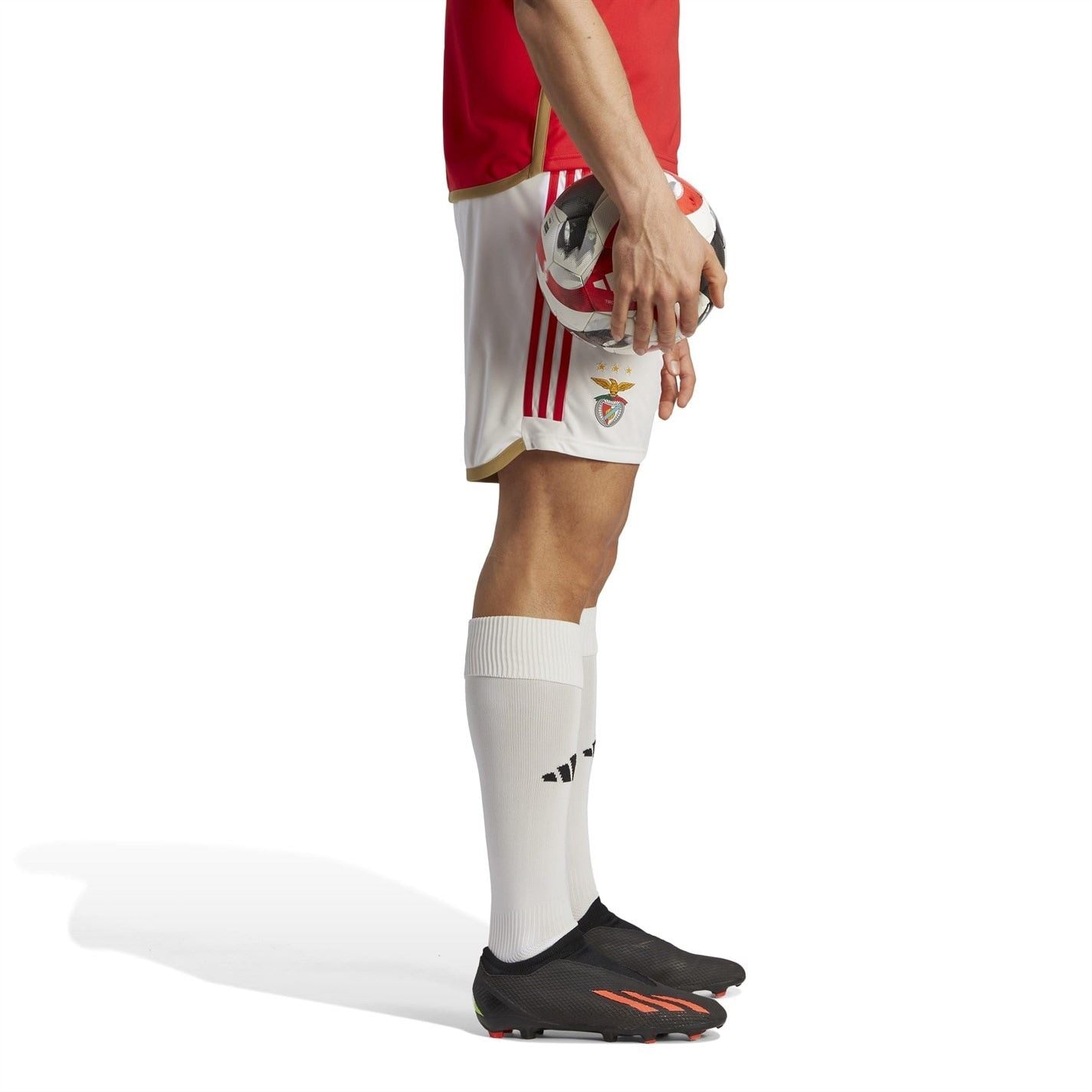 adidas Benfica Home Shorts 2023 2024 Adults