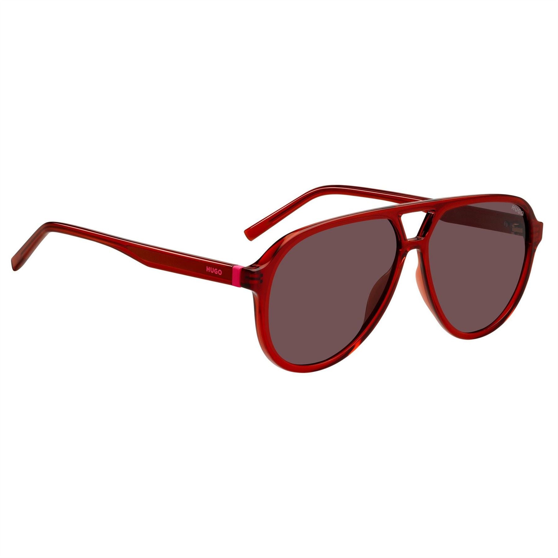 Hugo Pilot Round Sunglasses
