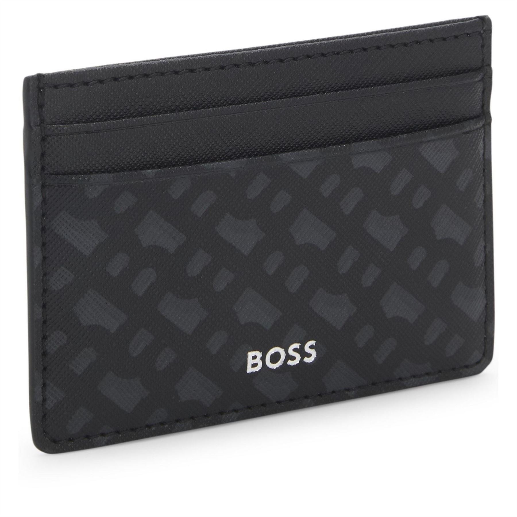 Boss Monogram Card Holder, Multiple Card Slots