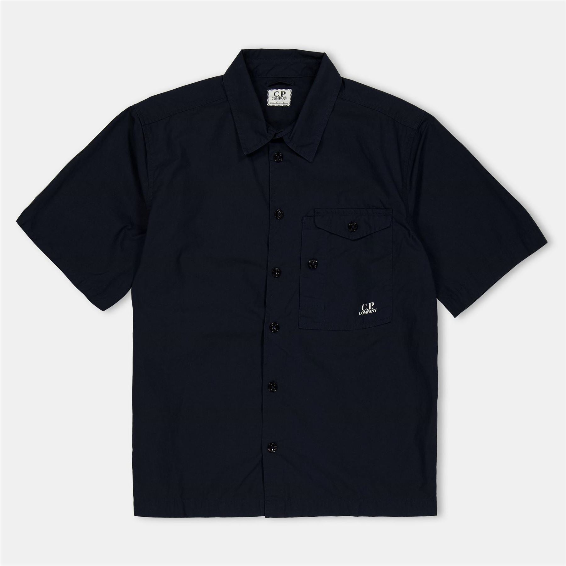 CP Company Lens Long Sleeve Plain Shirt