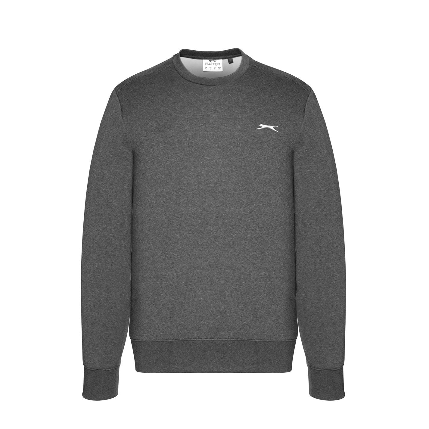 Slazenger Mens Fleece Crew Sweater