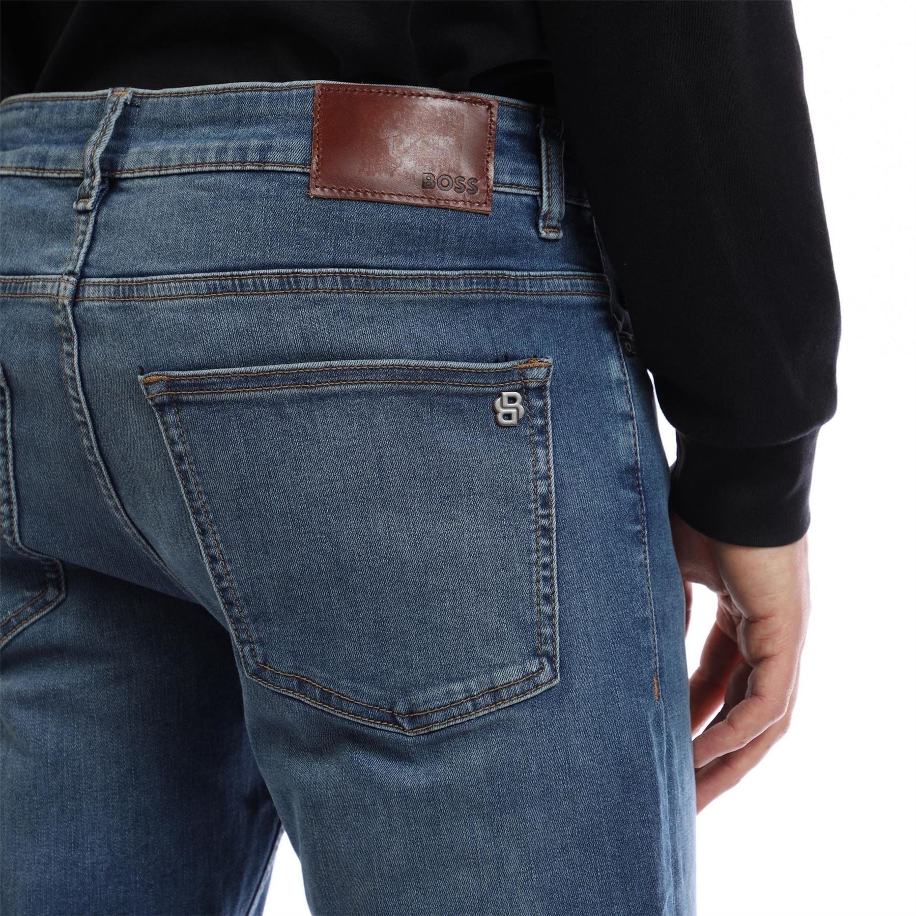 Boss Mens Delaware Bo 10263424 03 Slim Fit Jeans