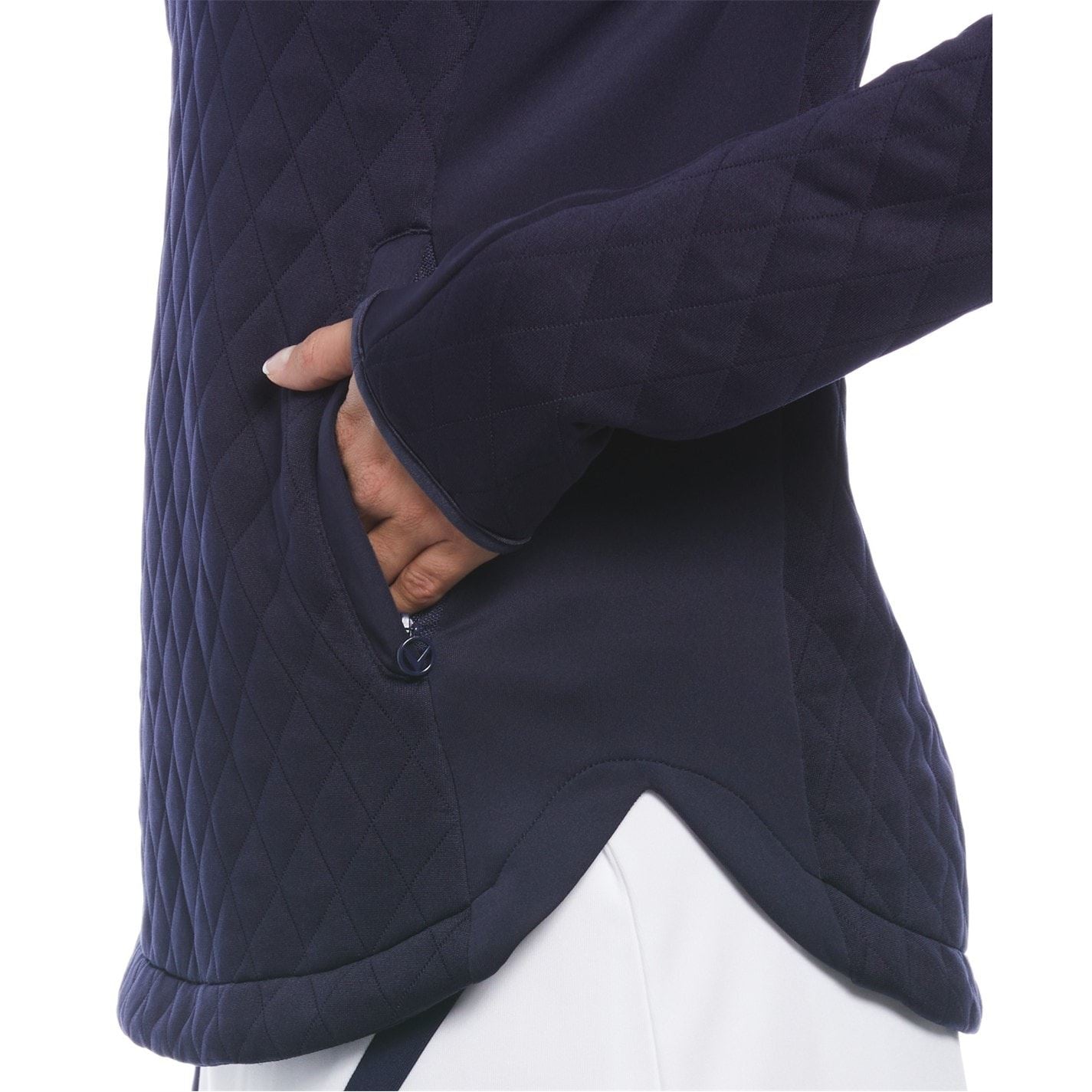 Callaway Zipped Pocket Funnel Neck Raglan Sleeve Sweatshirt
