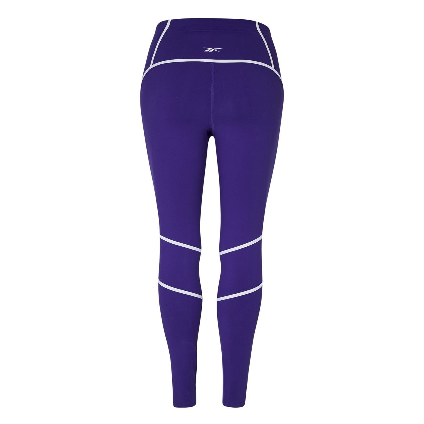 Reebok Womens Lux High Waisted Colorblock Leggings Gym Legging