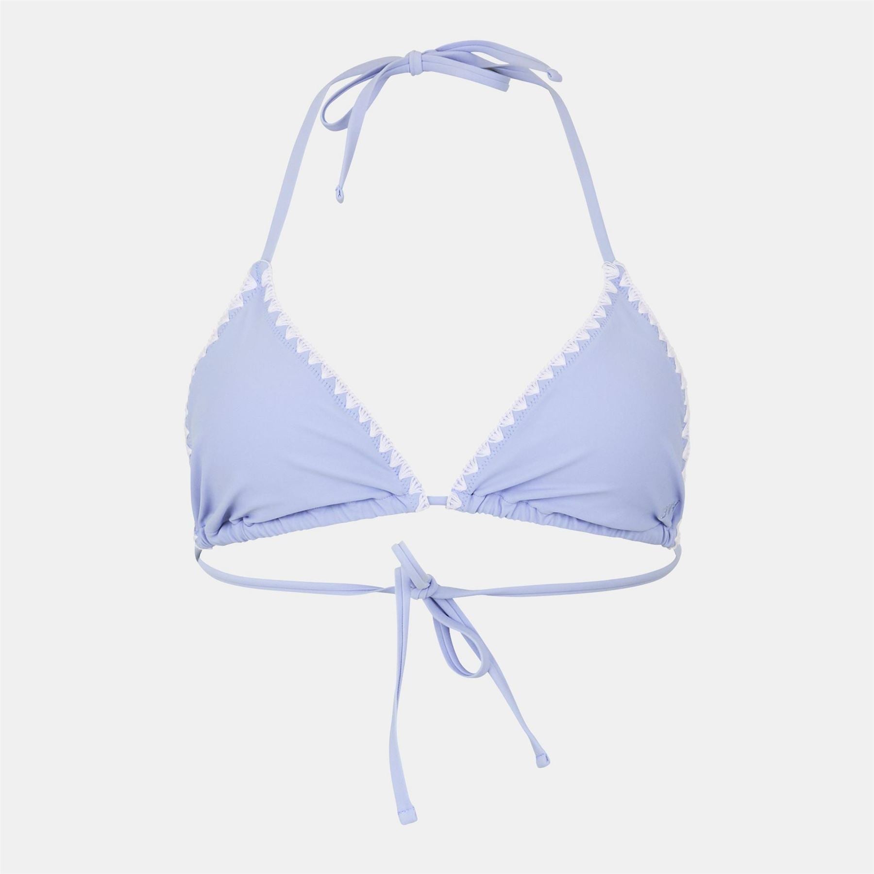 Jack Wills Crochet Stitch Bikini Top with Tie Closure