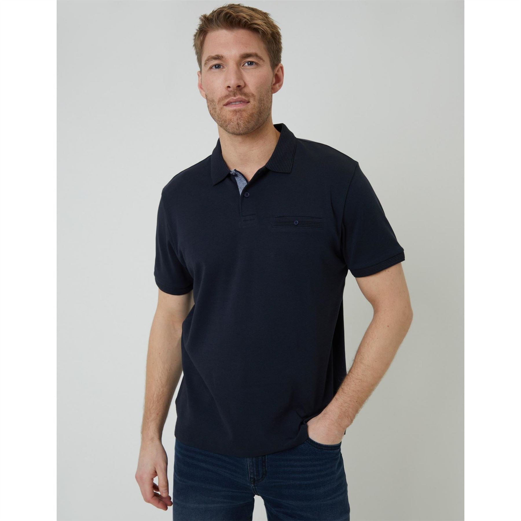 Threadbare Polo Otto Regular Fit Short Sleeve Shirt