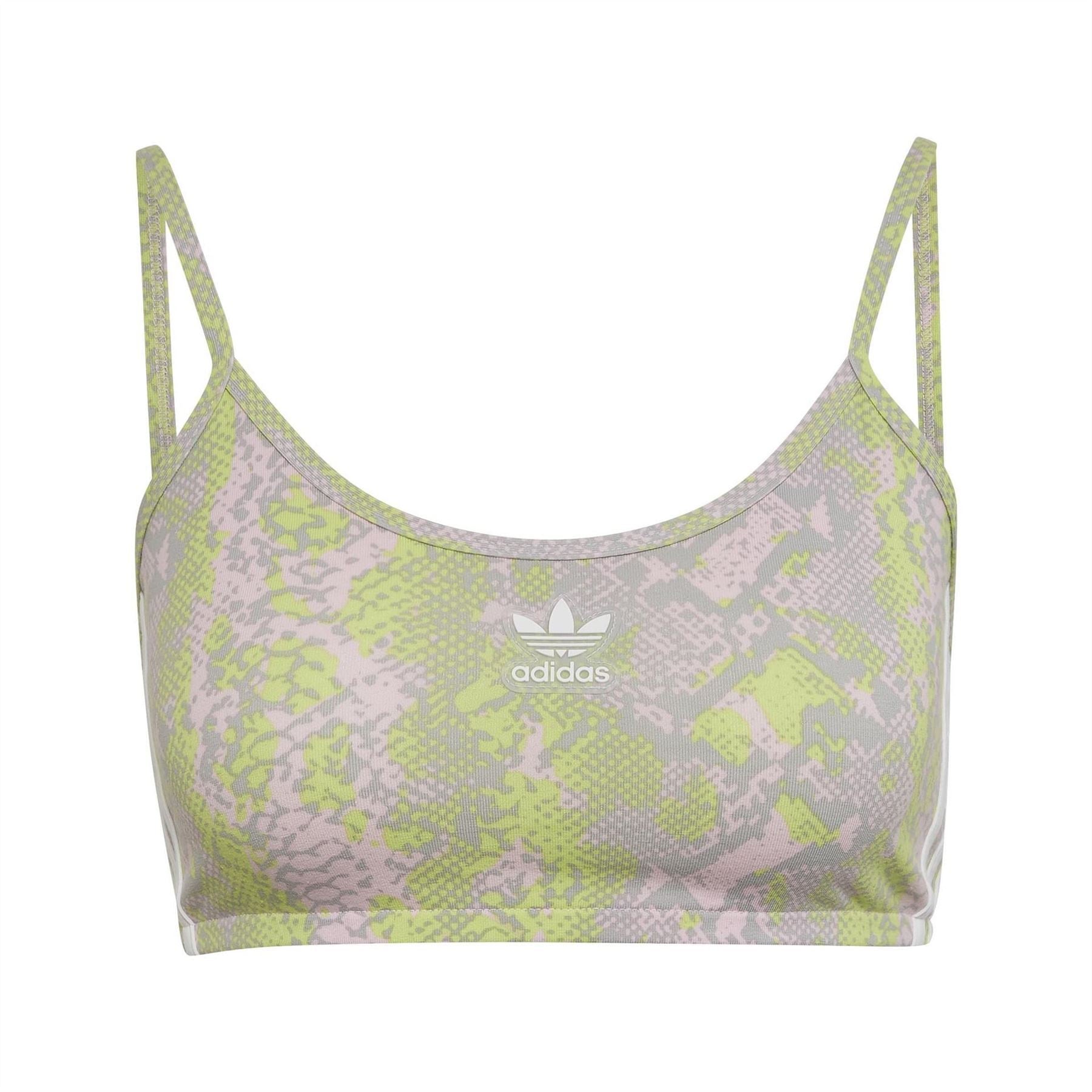 adidas Originals Cropped Scoop Neck Slim Fit Bra