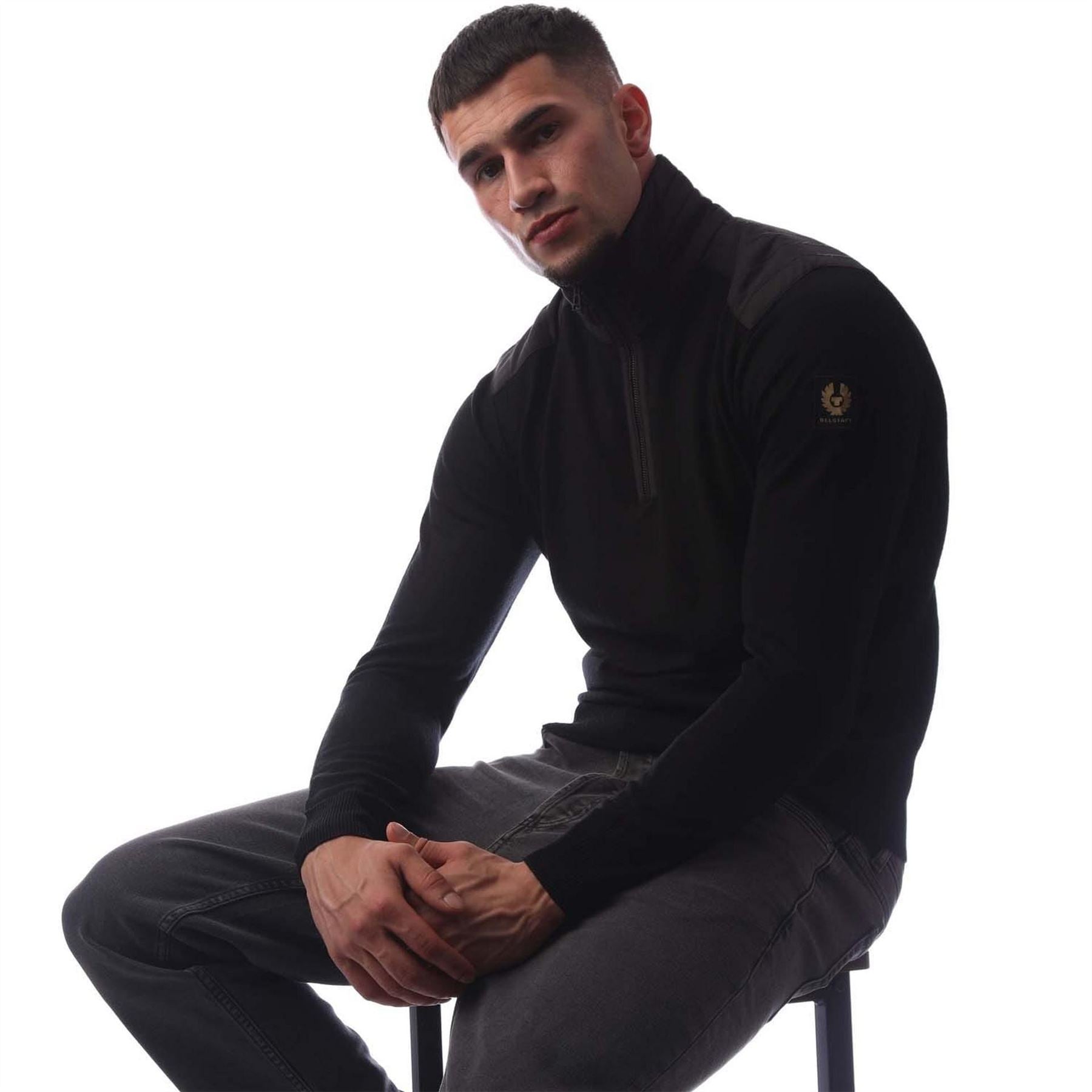 Belstaff Quarter Zip Sweatshirt