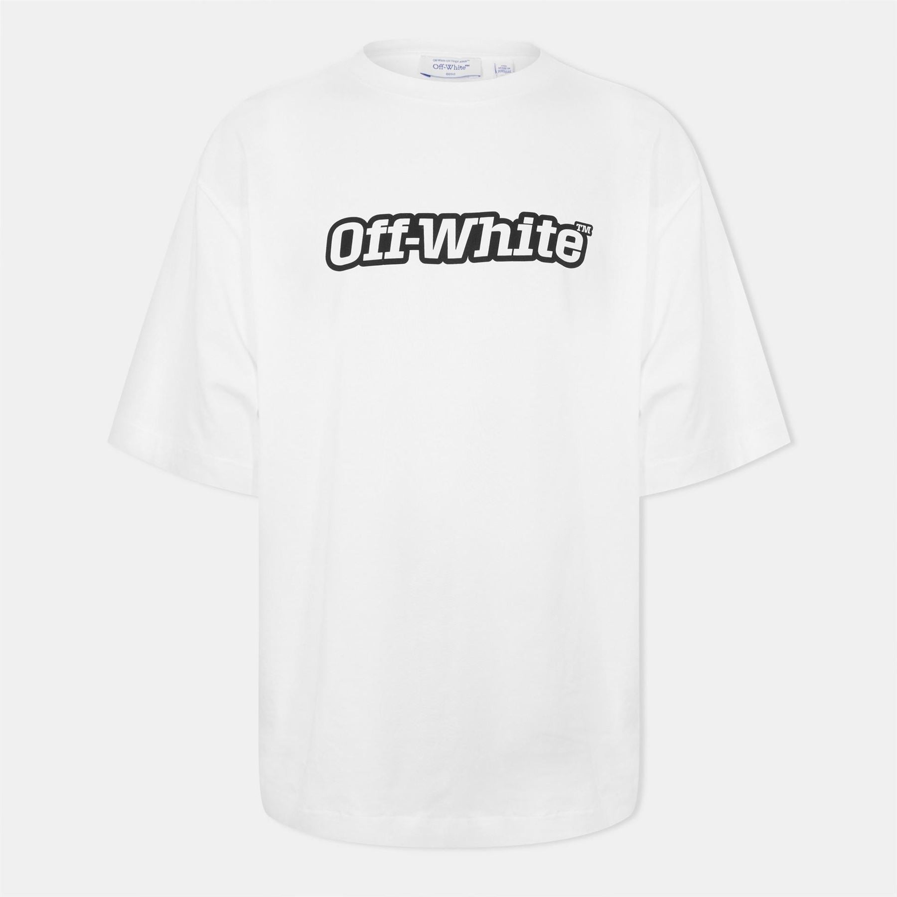 Off White Outline Skate Regular Fit T-Shirt