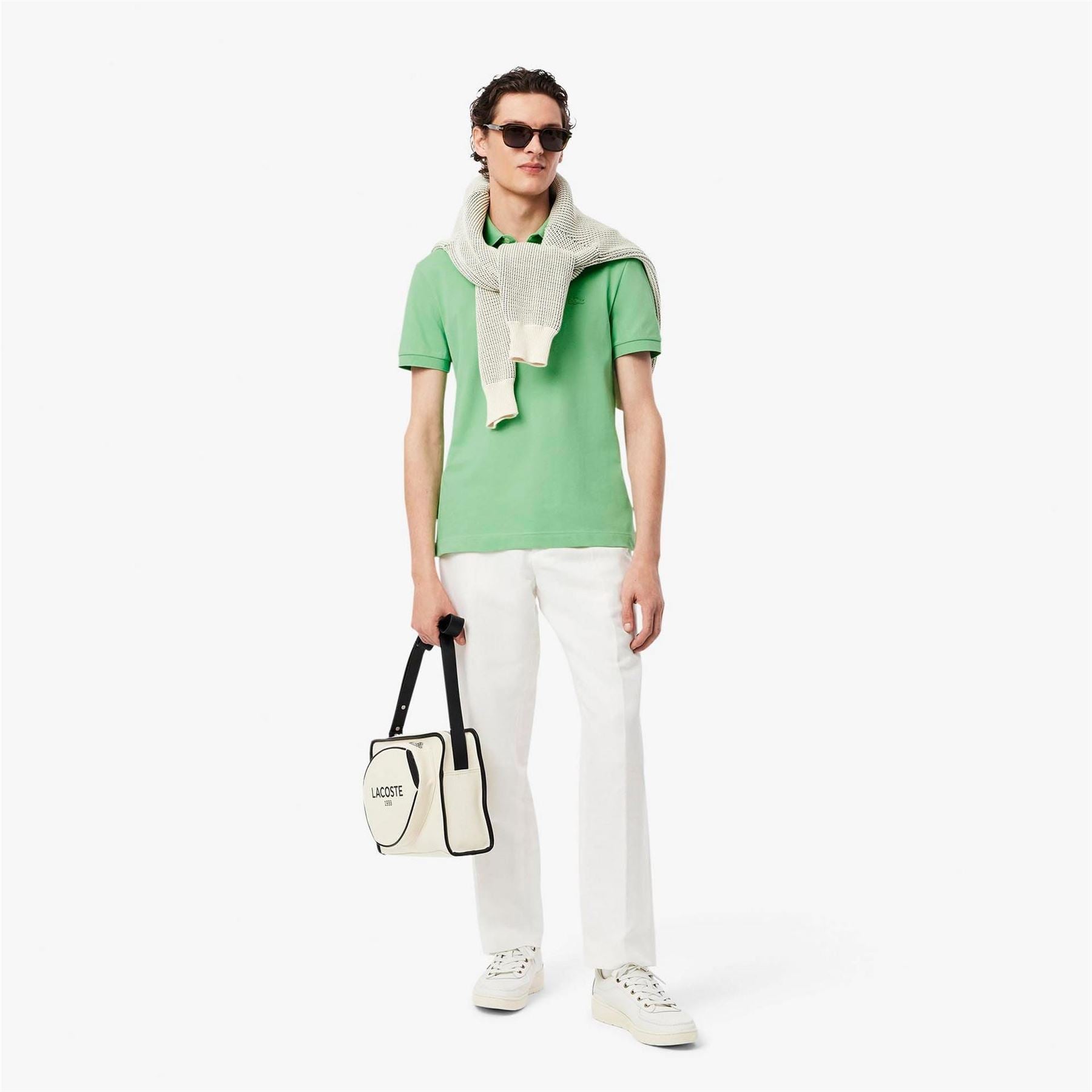 Lacoste Regular Fit Paris Stretch Piqué Polo Shirt