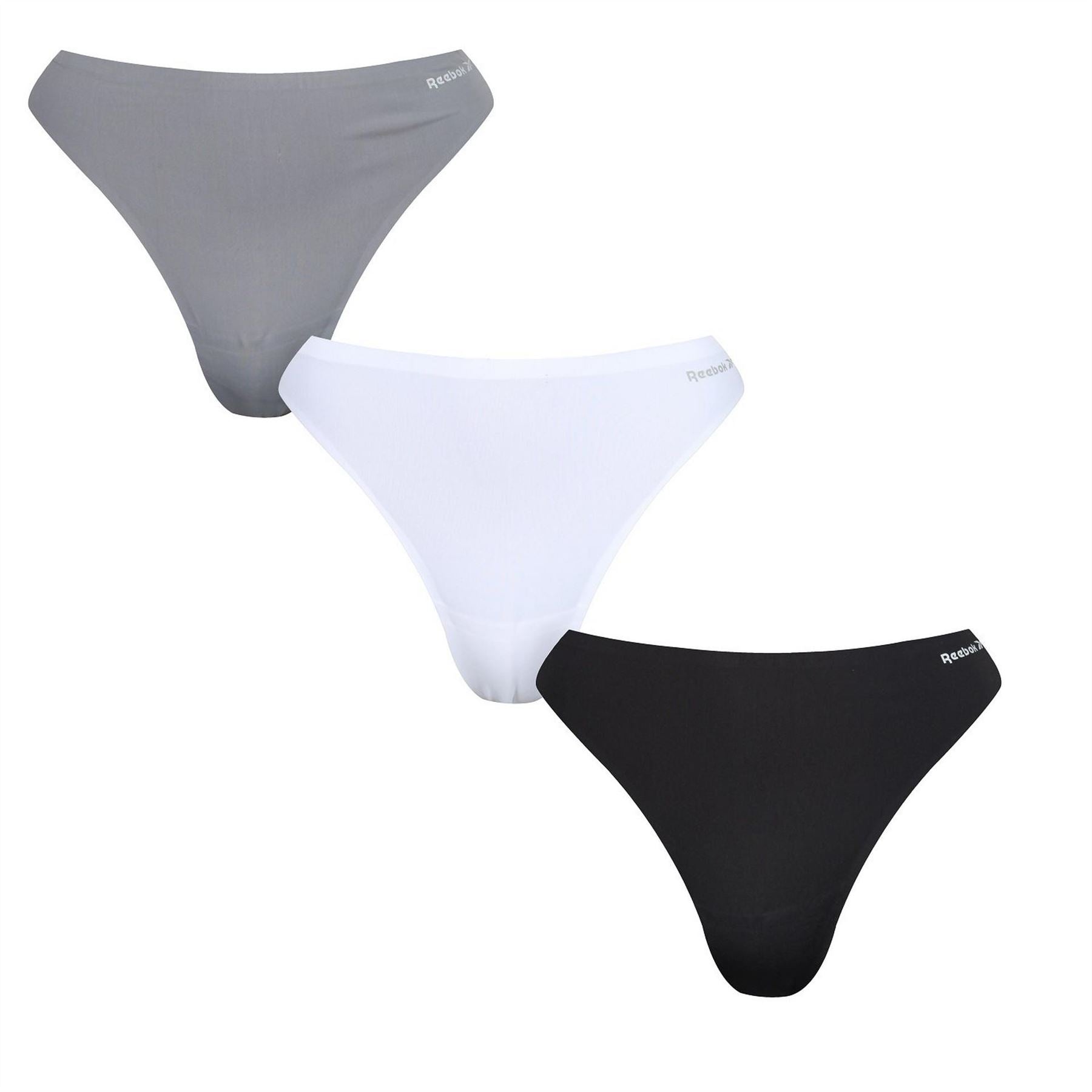 Reebok Womens 3 Pack Thongs Rae