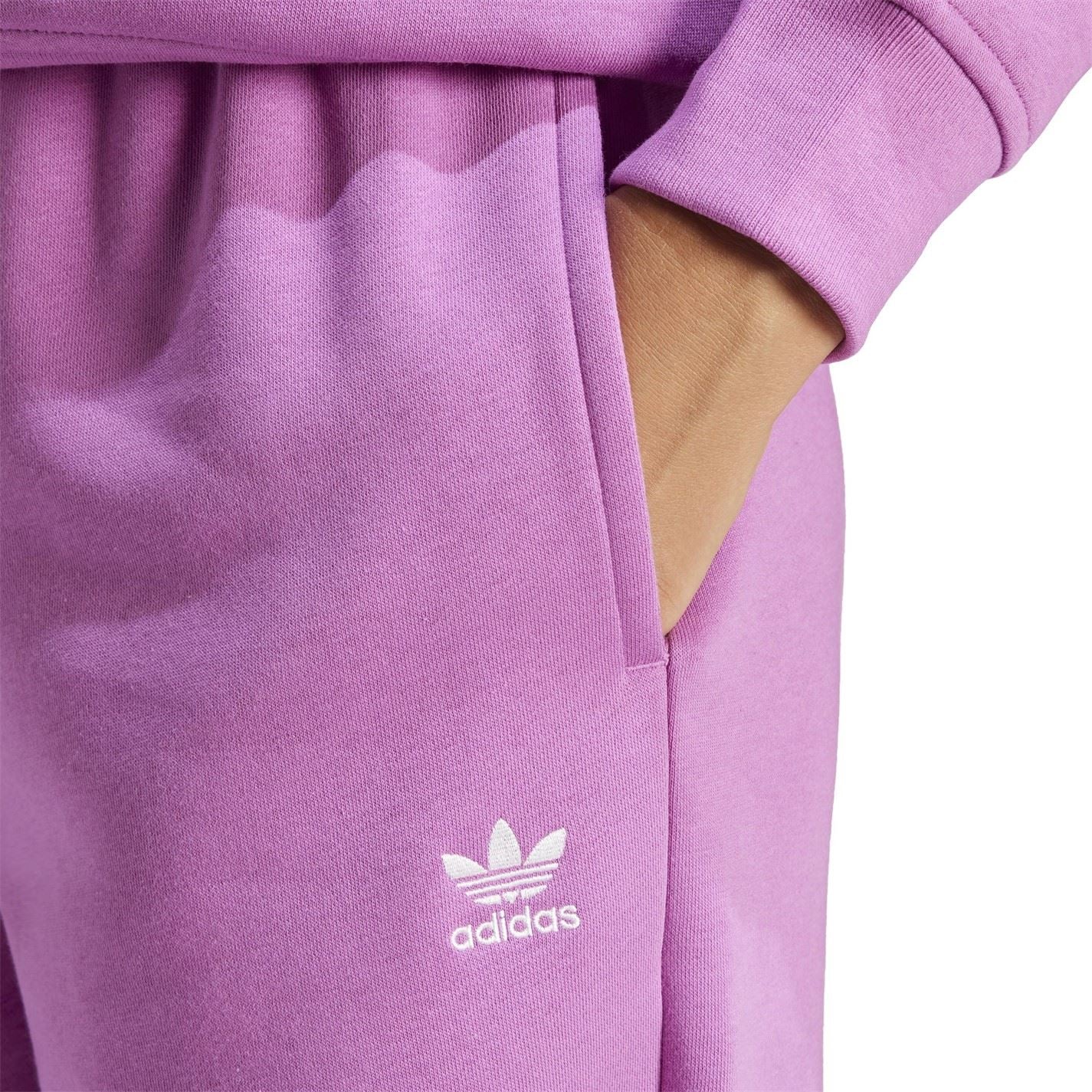 adidas Originals Solid Patterned Straight Joggers
