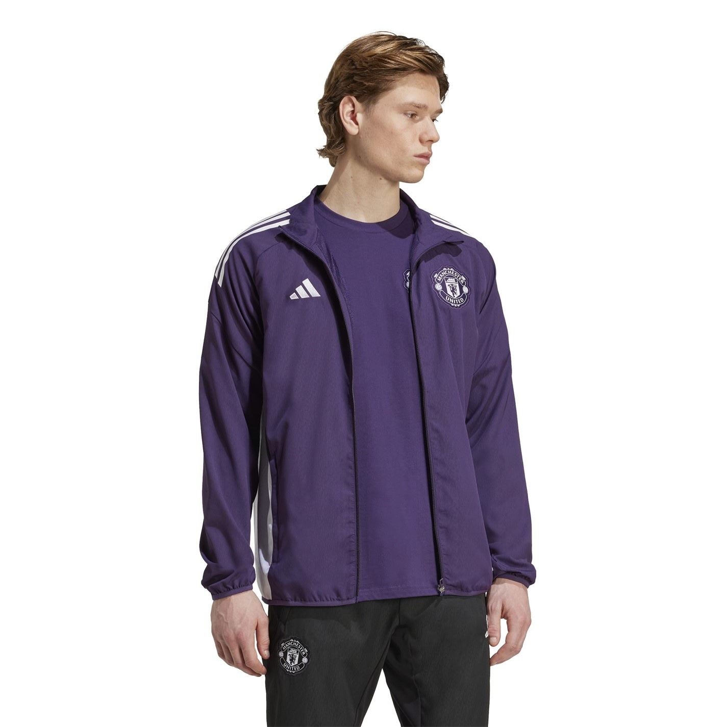 adidas Mens Manchester United Presentation Jacket 2025 2026