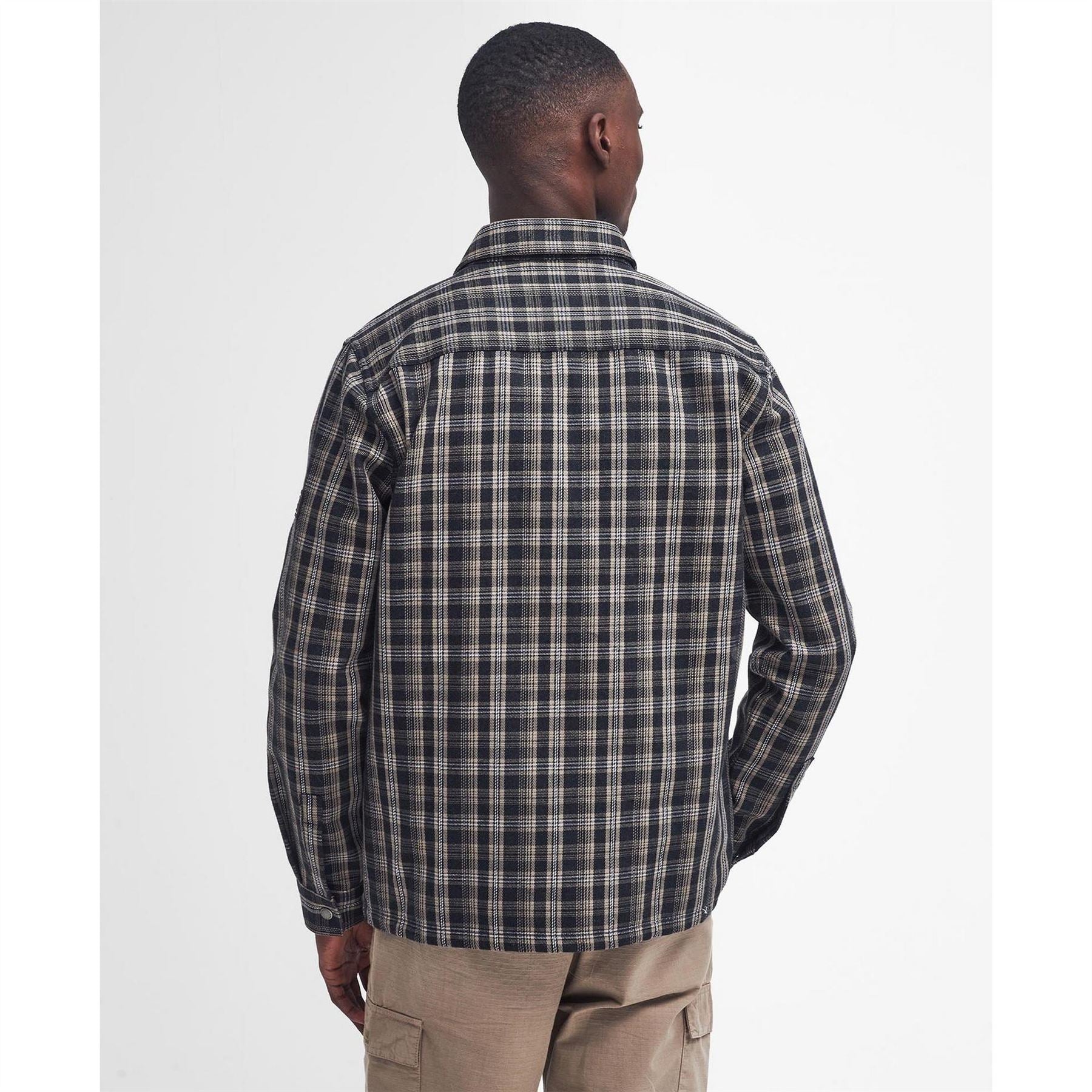 Barbour International Phoenix Checked Two Way Zip Overshirt