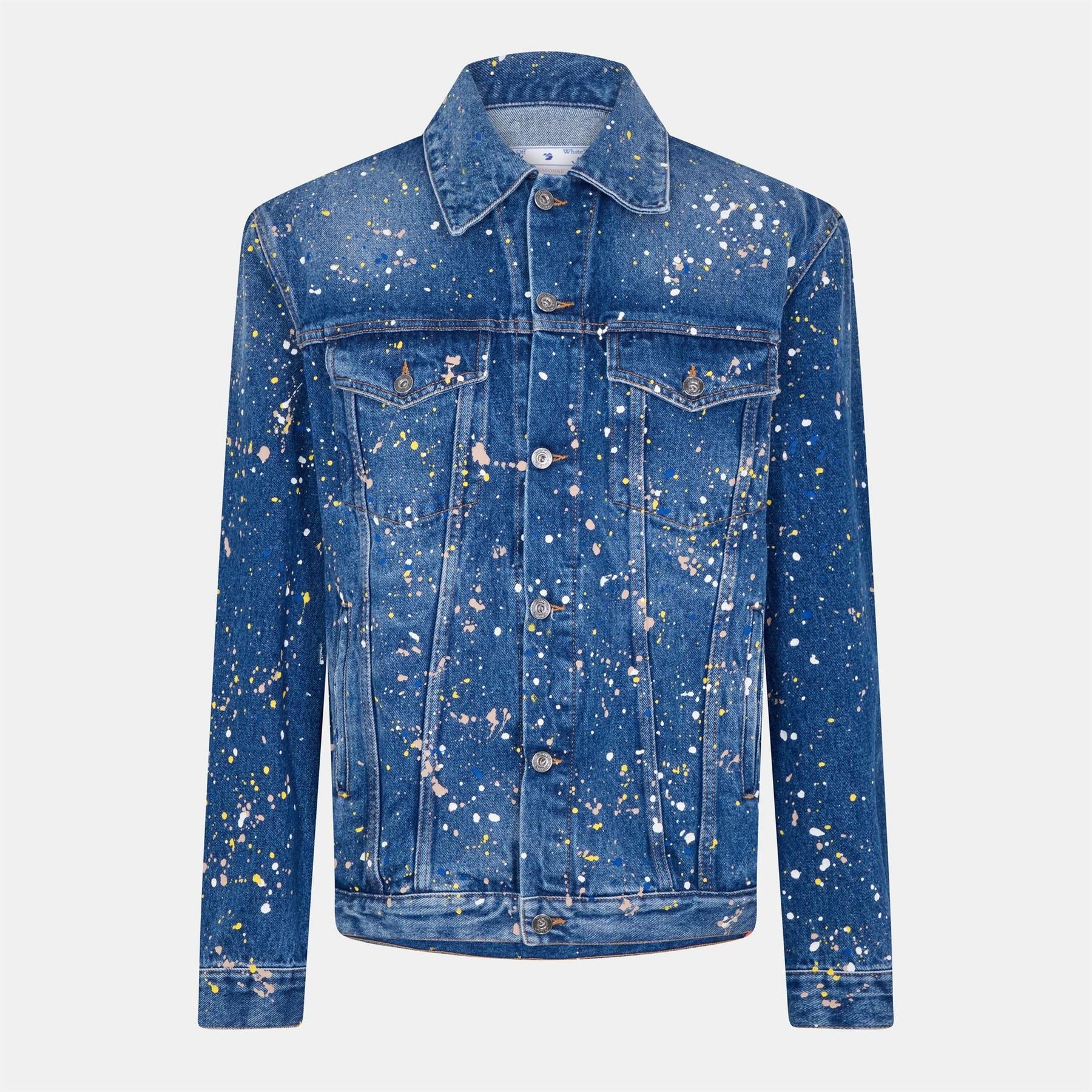 Off White Skt Dnm Oversized Denim Jacket