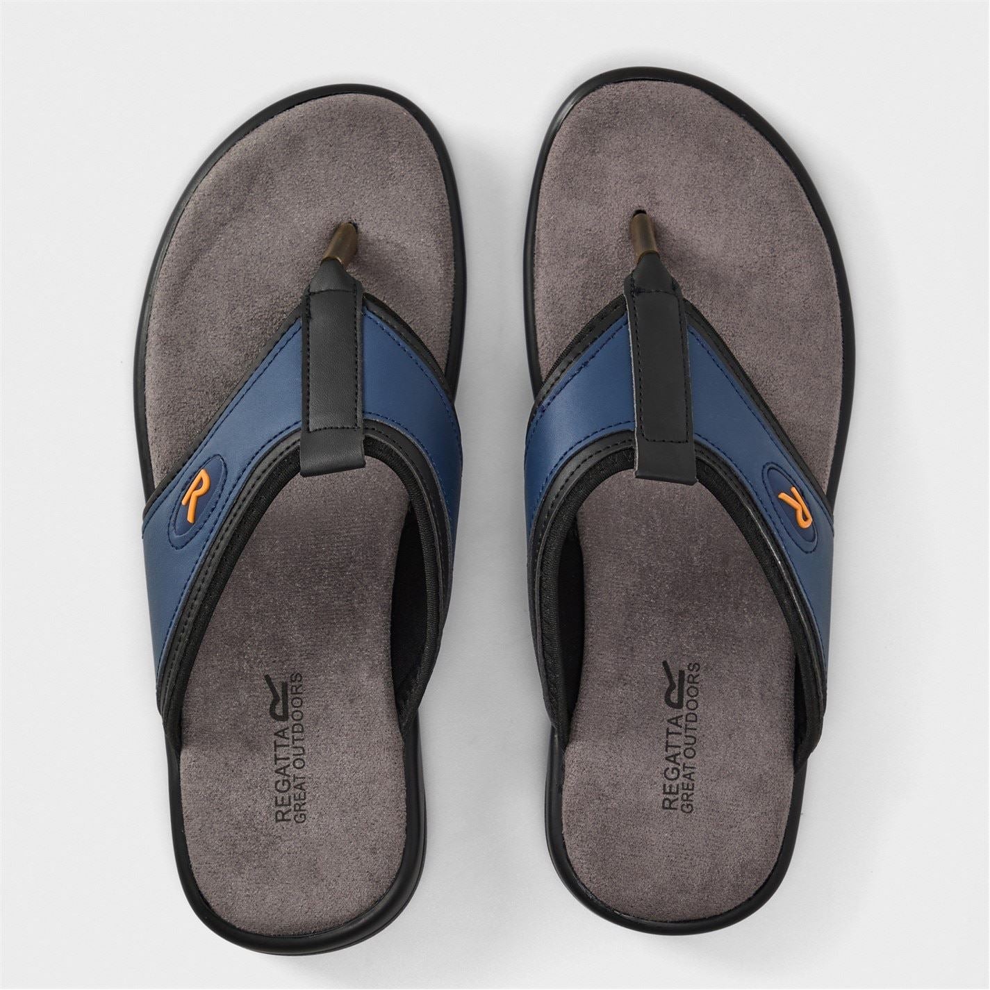 Regatta Travis Logo Print Thong Toe Flat Flip Flops