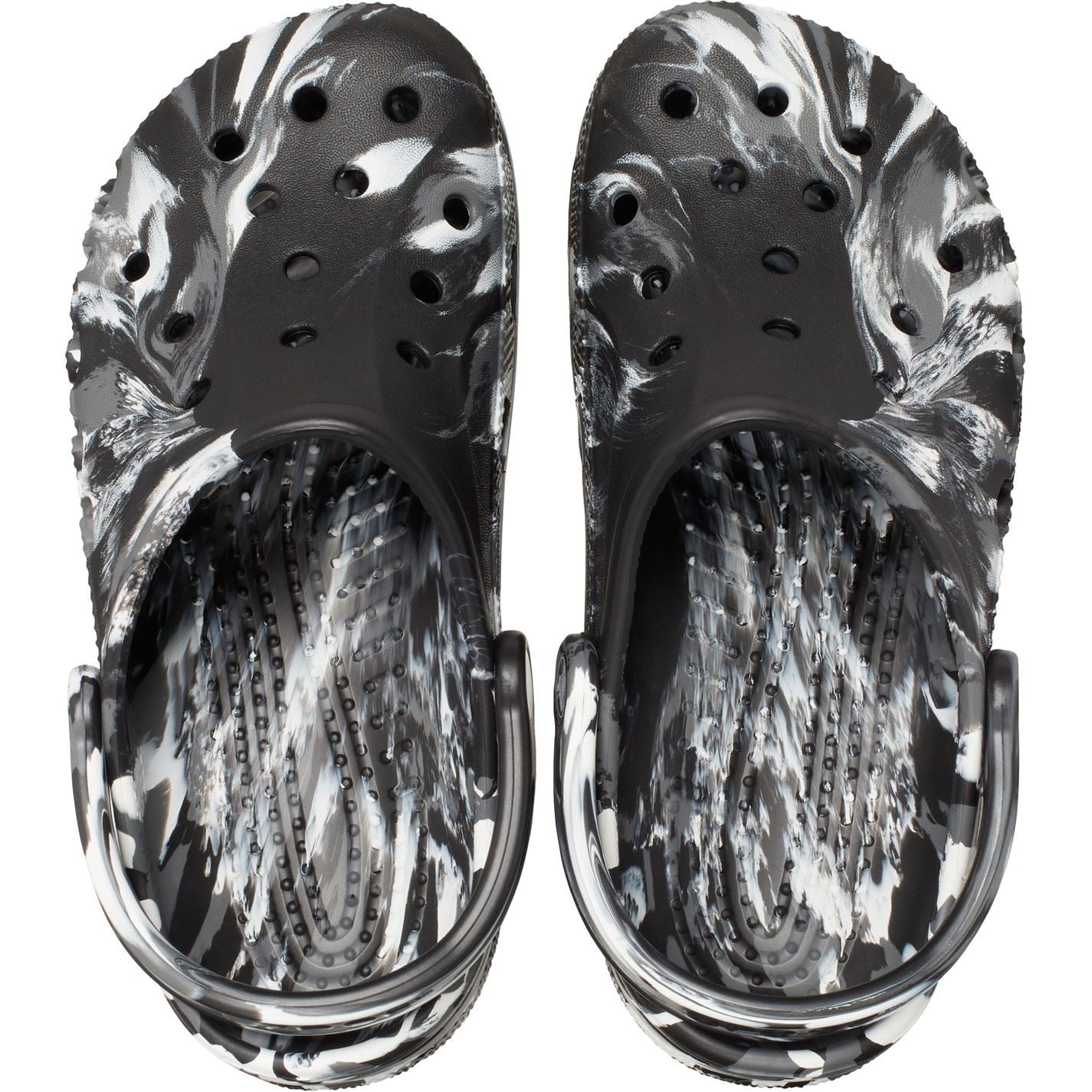 Crocs Baya Marble Patterned Clogs