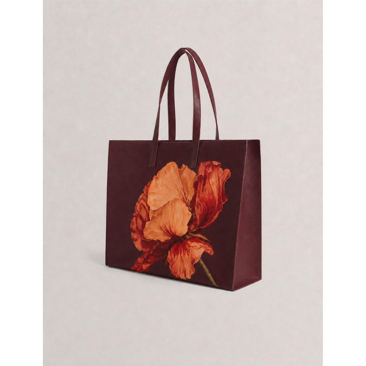 Ted Baker Floral Patterned Rectangle Shape Tote Bag