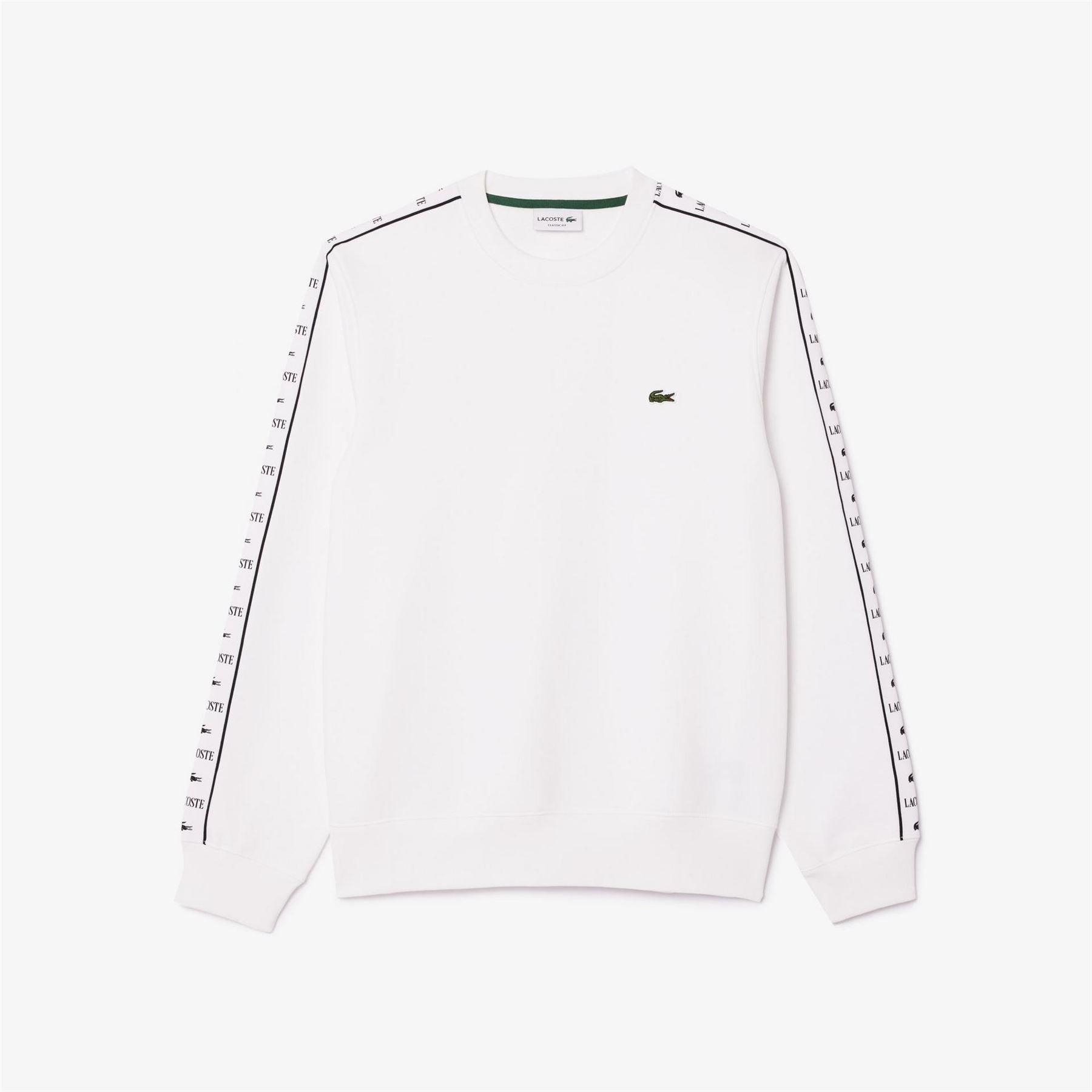 Lacoste Regular Fit Logo Print Crew Neck Sweatshirt