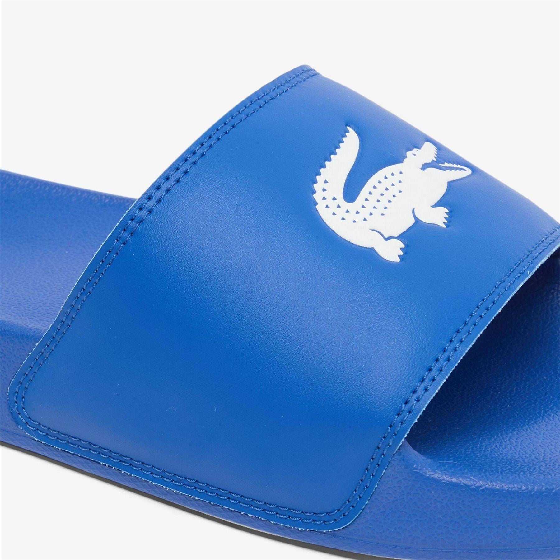 Lacoste Serve Crocodile Print Slide Mules