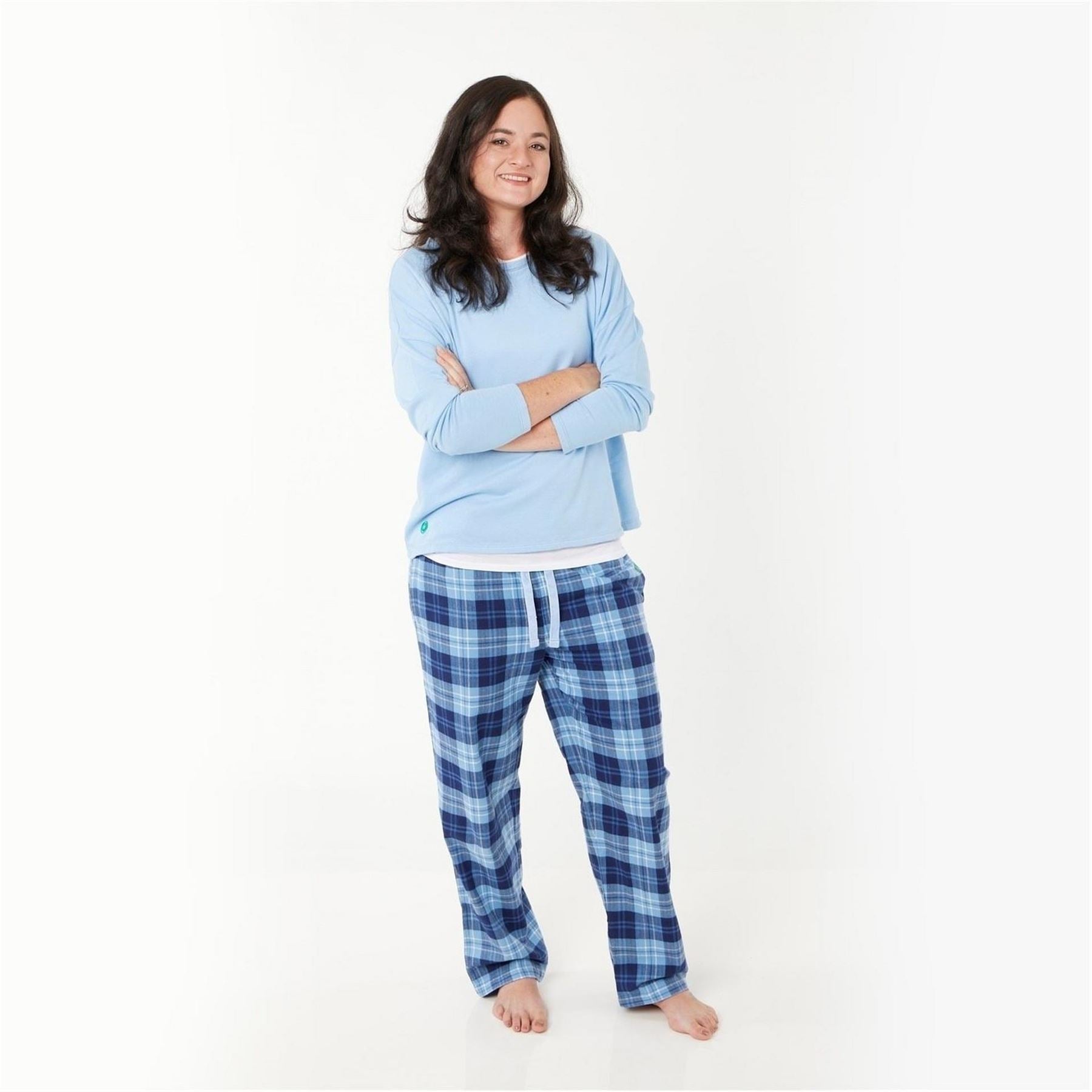 Loungers Ladies Organic Brushed Cotton Lounge Trousers