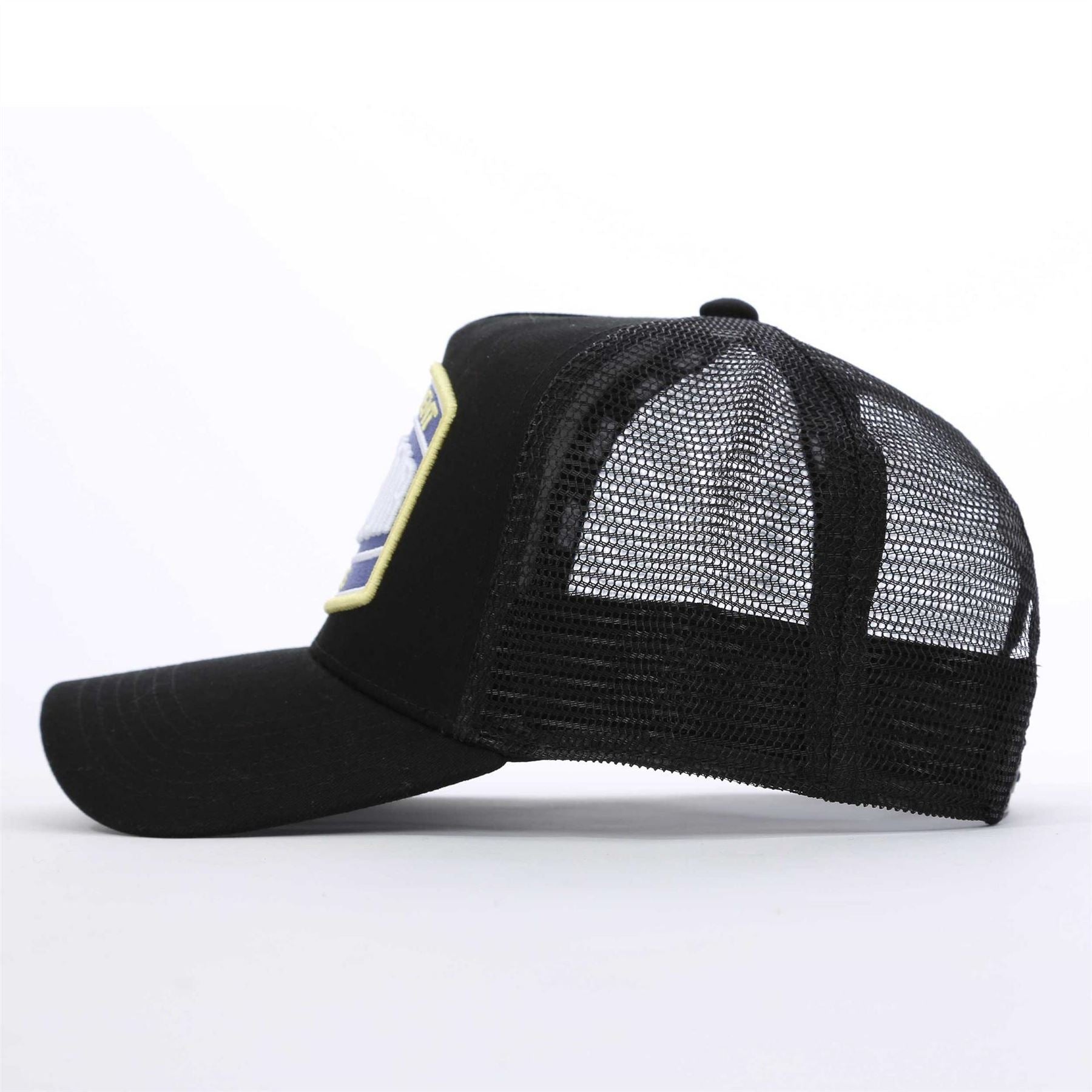 Societe Noir Marais Lettering Trucker Cap