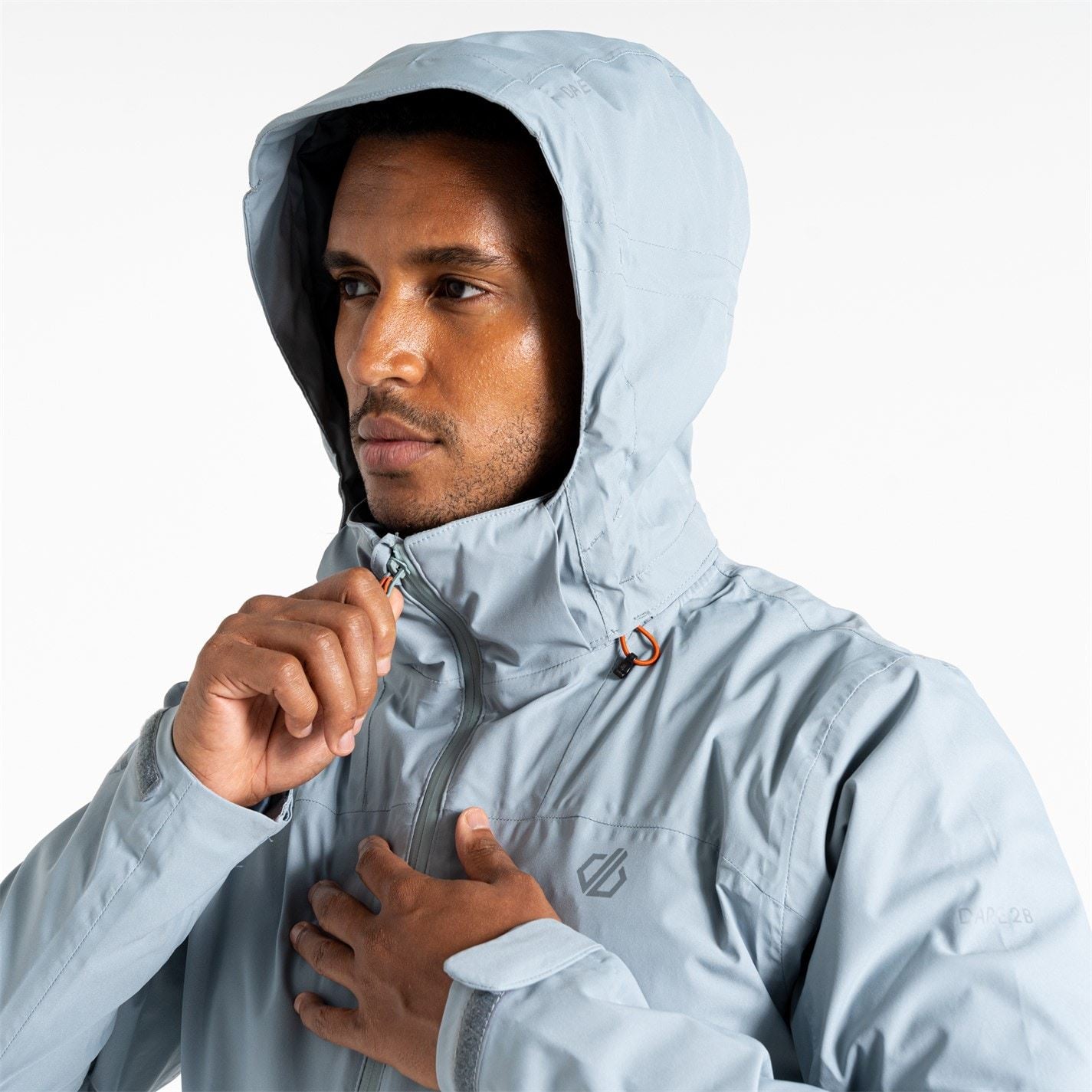Dare 2b Switch Out Hooded Rain Jacket with Zipped Pocket