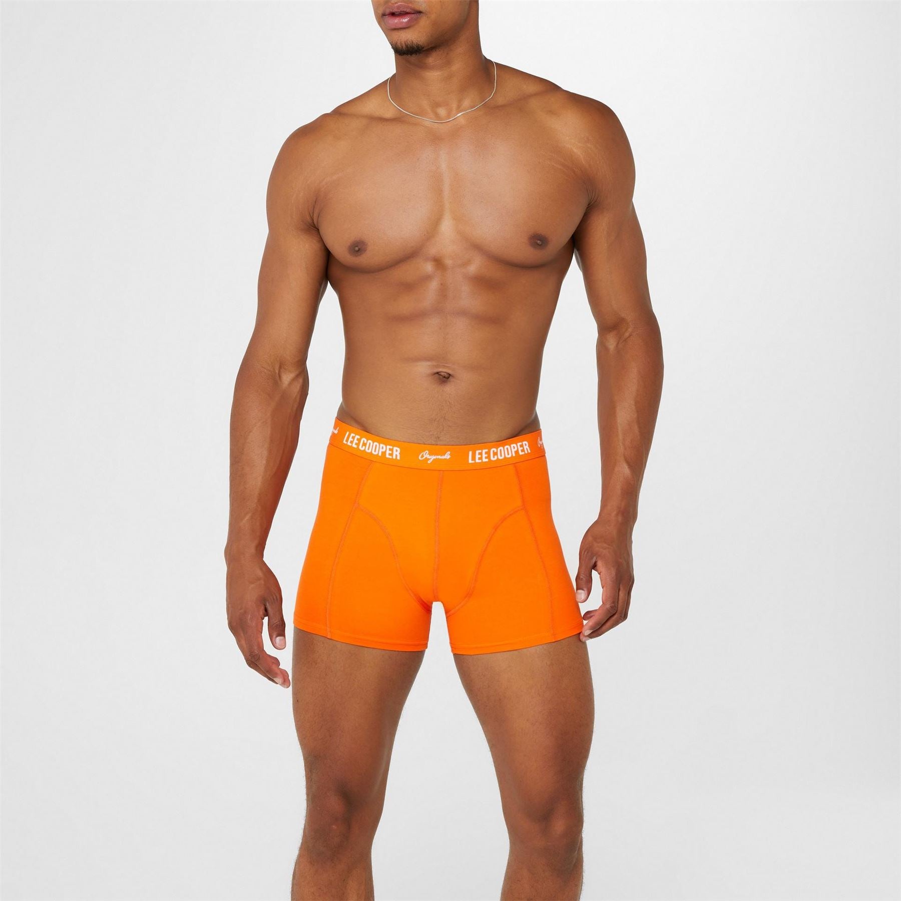 Lee Cooper Mens Cooper Essential Boxer Trunk 5 Pack