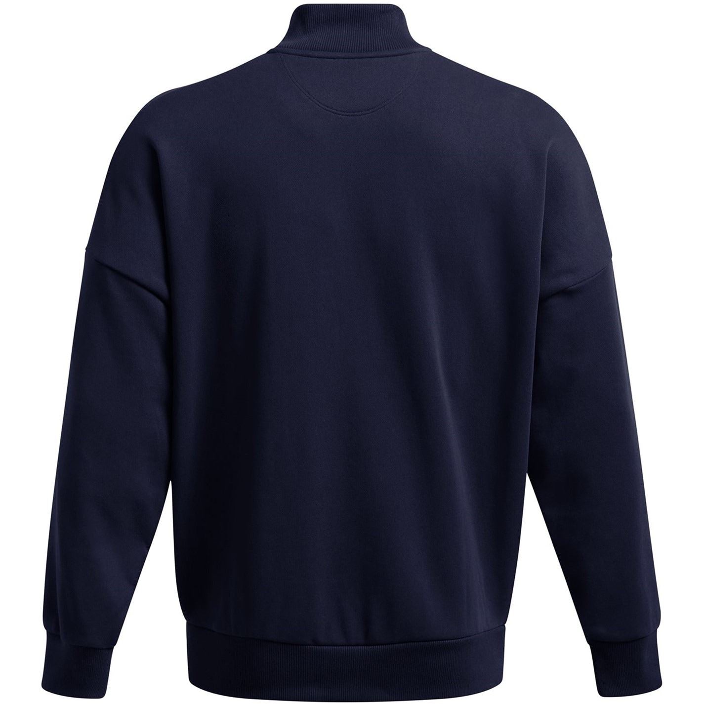 Under Armour Icon Zip Neck Ribbed Collar Long Sleeve Sweatshirt