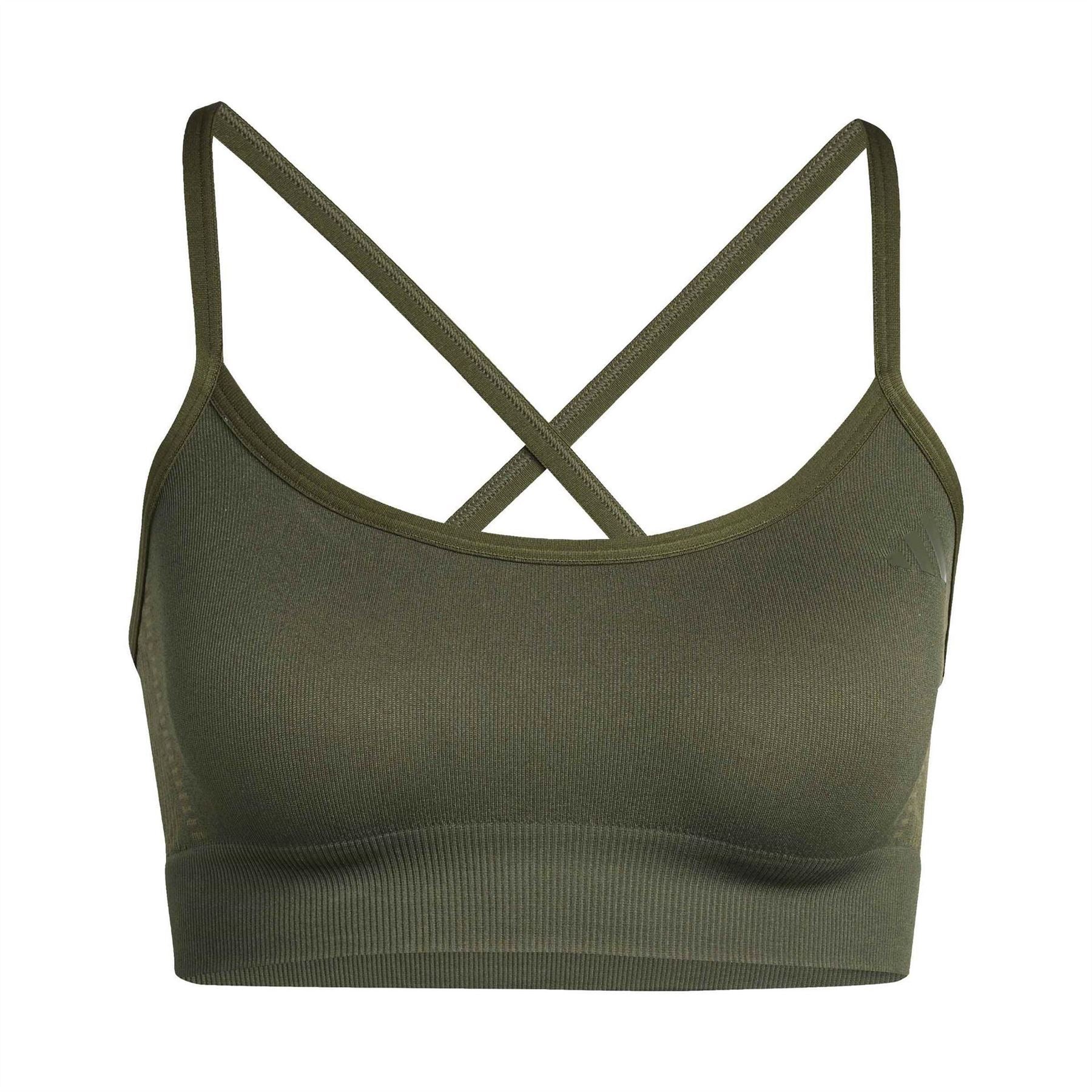 adidas Snug Fit Sports Bra with Spaghetti Straps