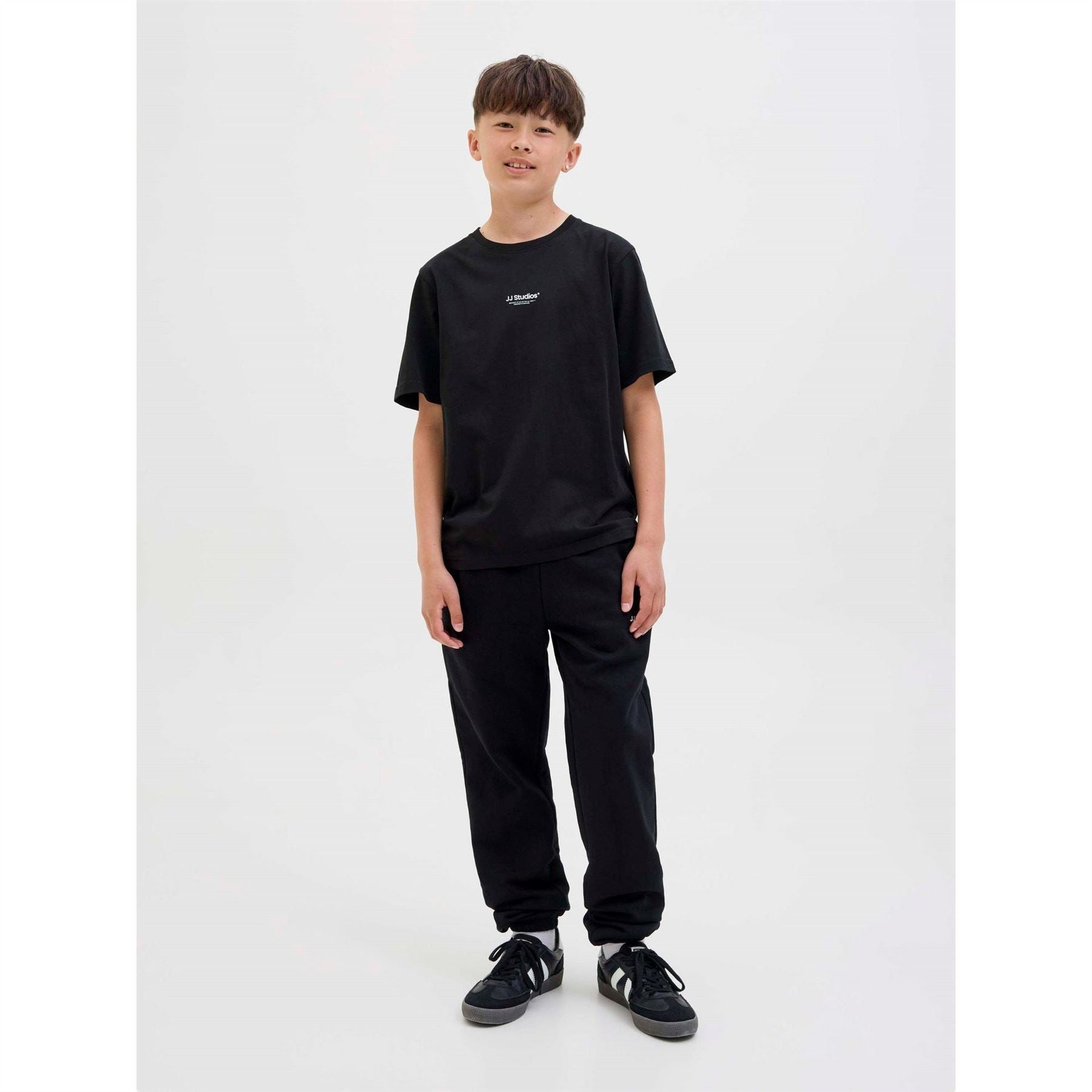 Jack and Jones Soho Logo Print Crew Neck Short Sleeve Jersey T-Shirt