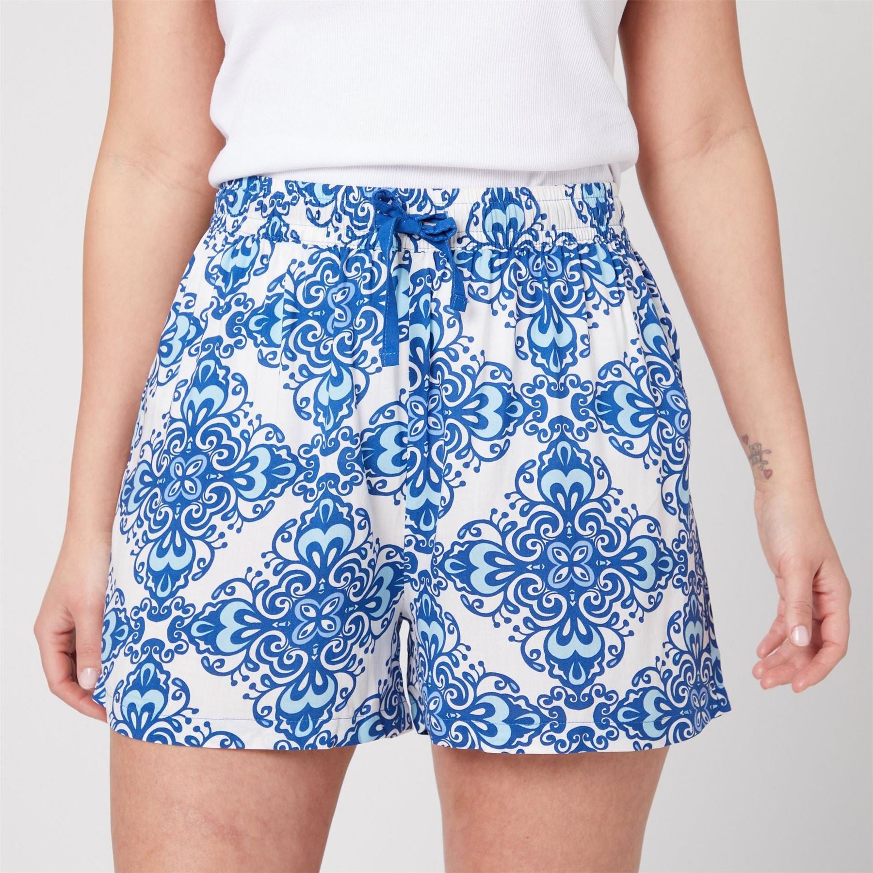Be You Tile Woven Pyjama Shorts