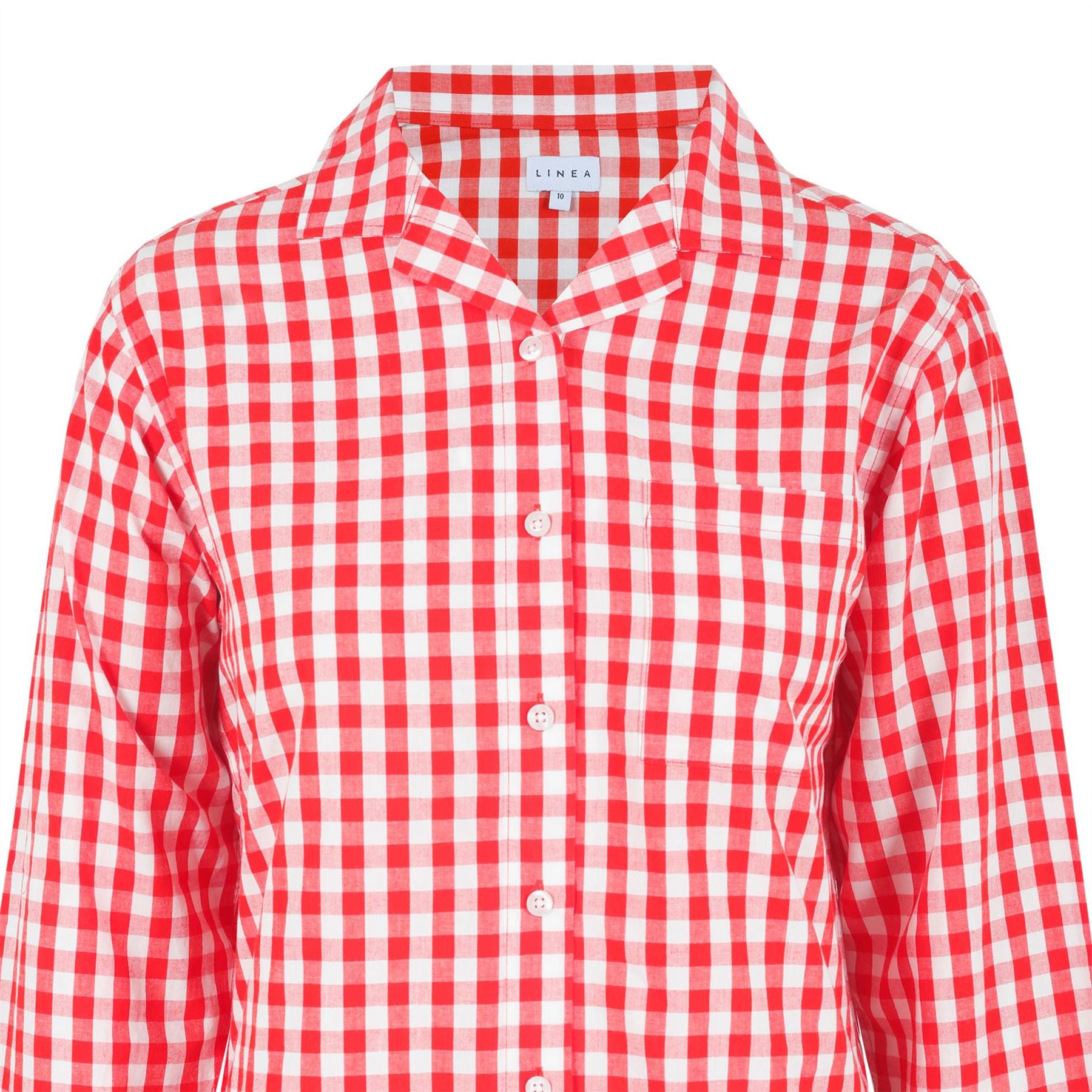 Linea Boxy Relaxed Fit Long Sleeve Pyjama Top