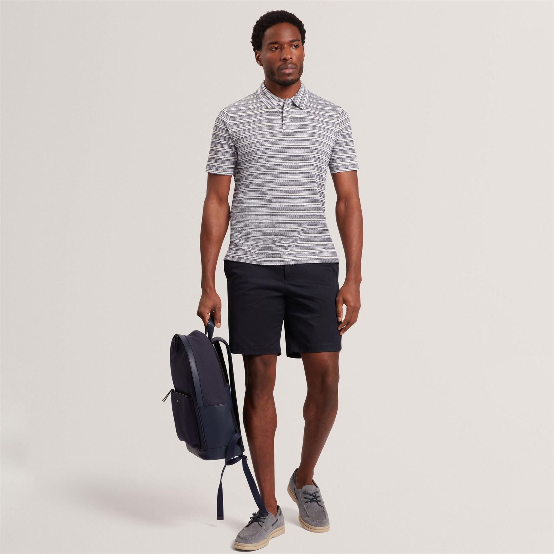 Ted Baker Ss Striped Polo Sn62