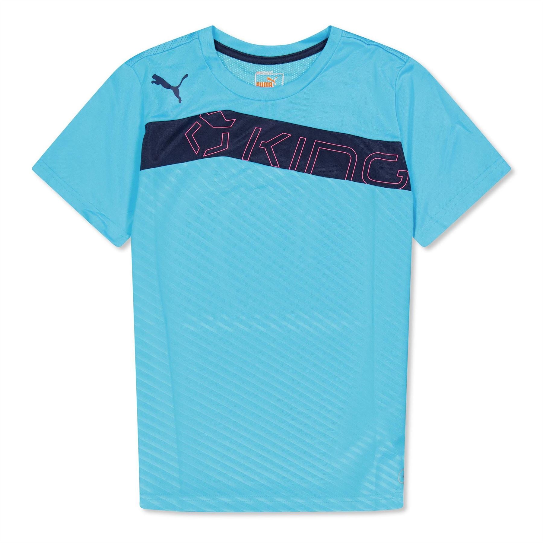Puma King Graphic Tee Atoll Juniors