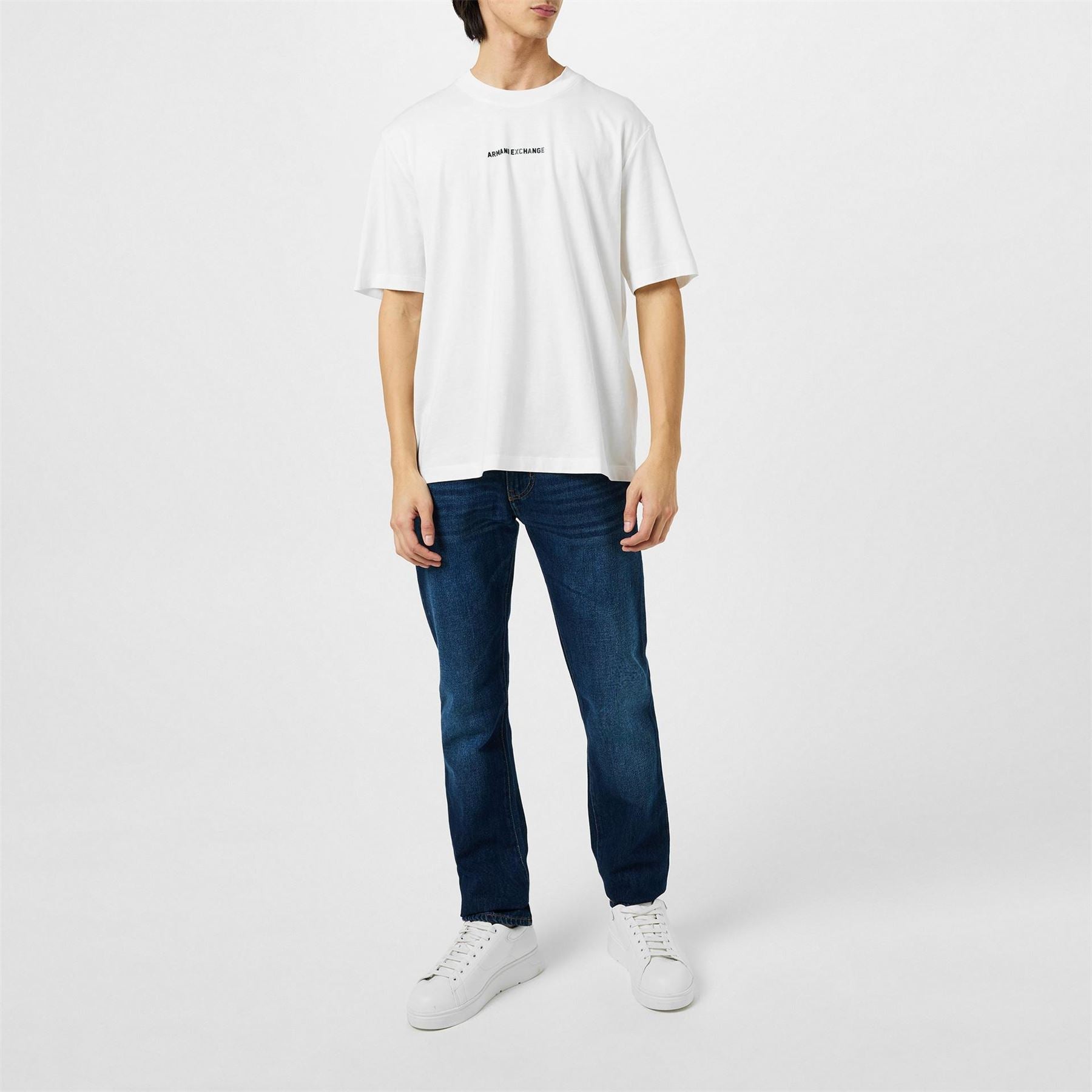 Armani Exchange Oversize Fit Crew Neck T-Shirt