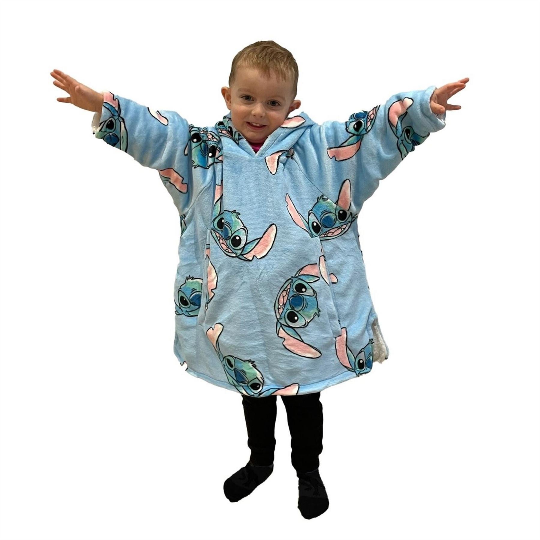 Disney Kids Wearable Fleece Fluffy Dressing Gown