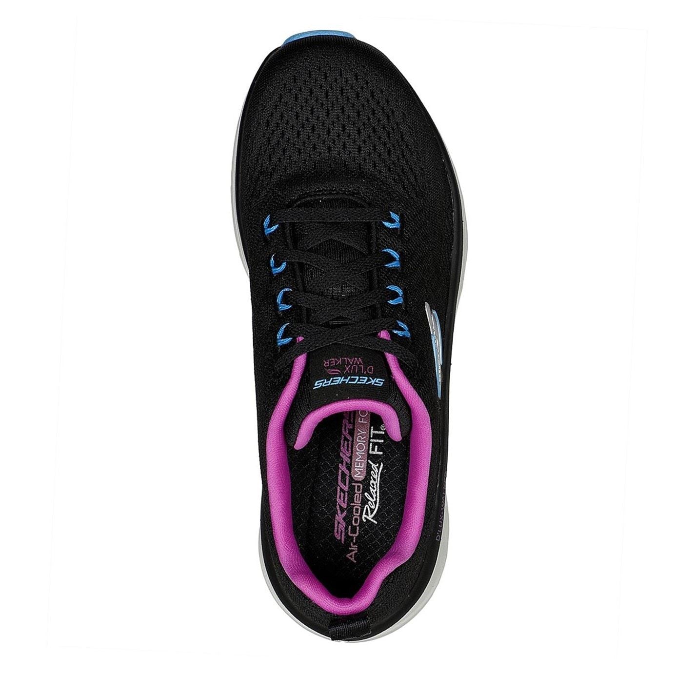 Skechers Womens Dlux Walker   Fresh Finesse Trainers