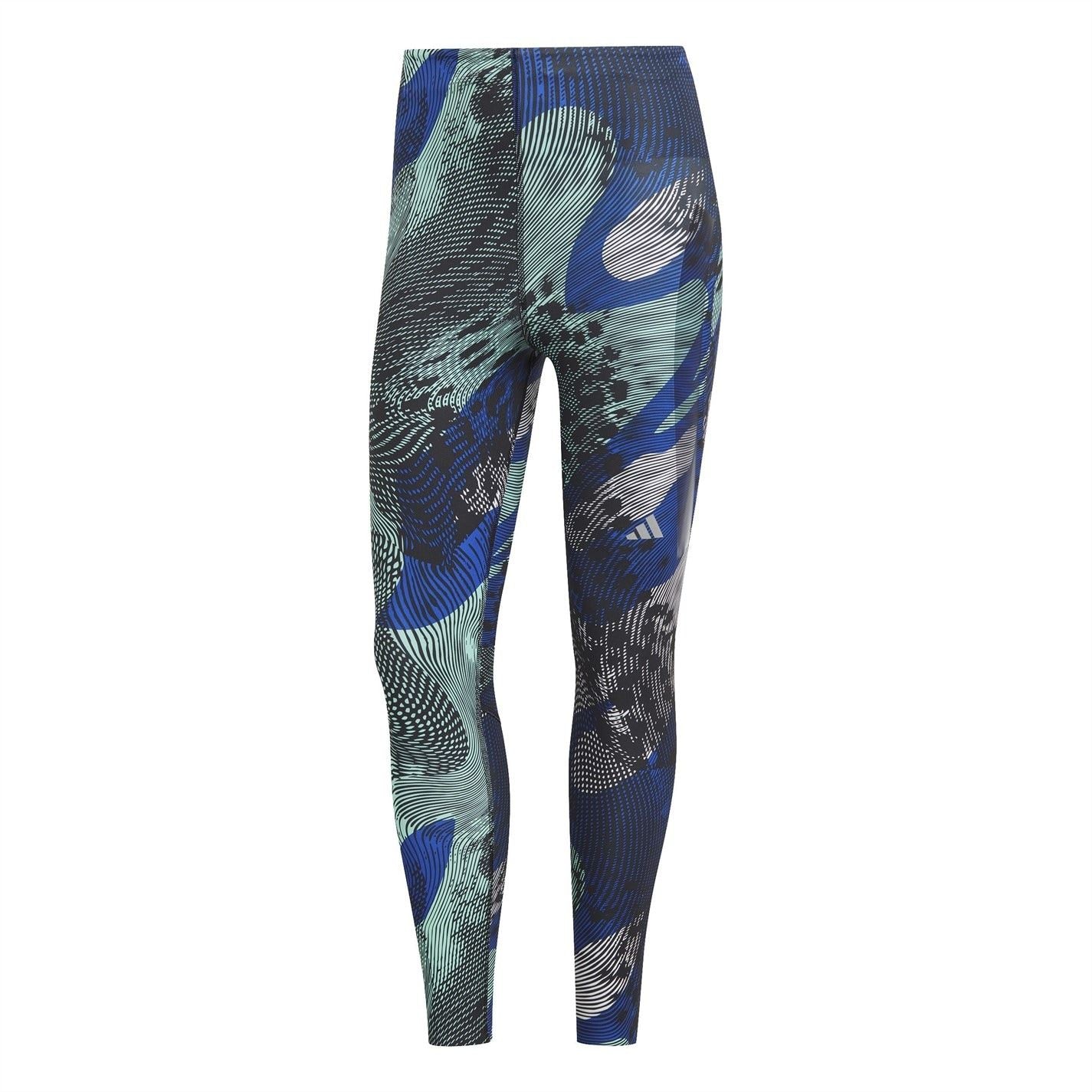 adidas Womens Adizero Allover Print 7 8 Leggings