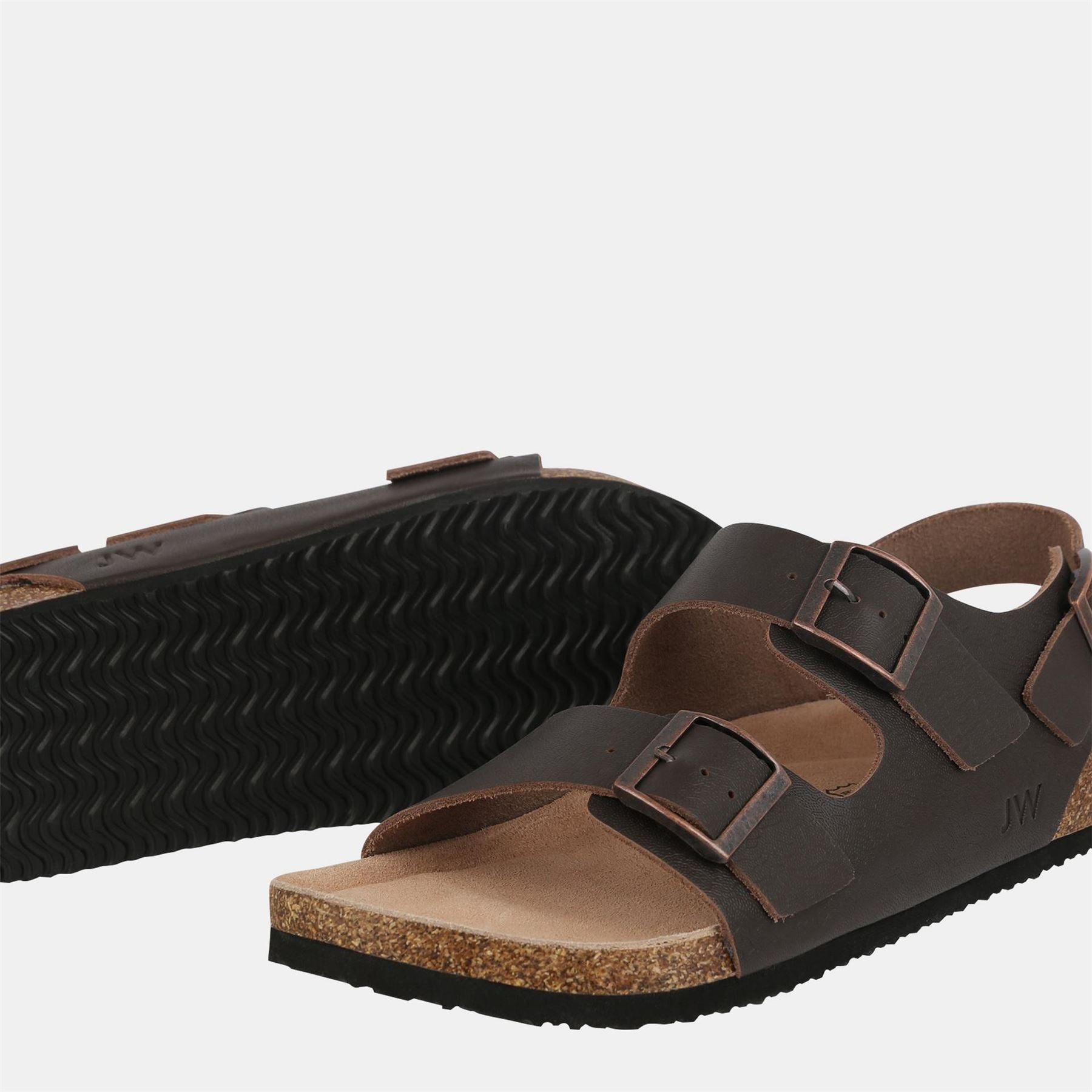 Jack Wills Leather Slip On Flat Sandals