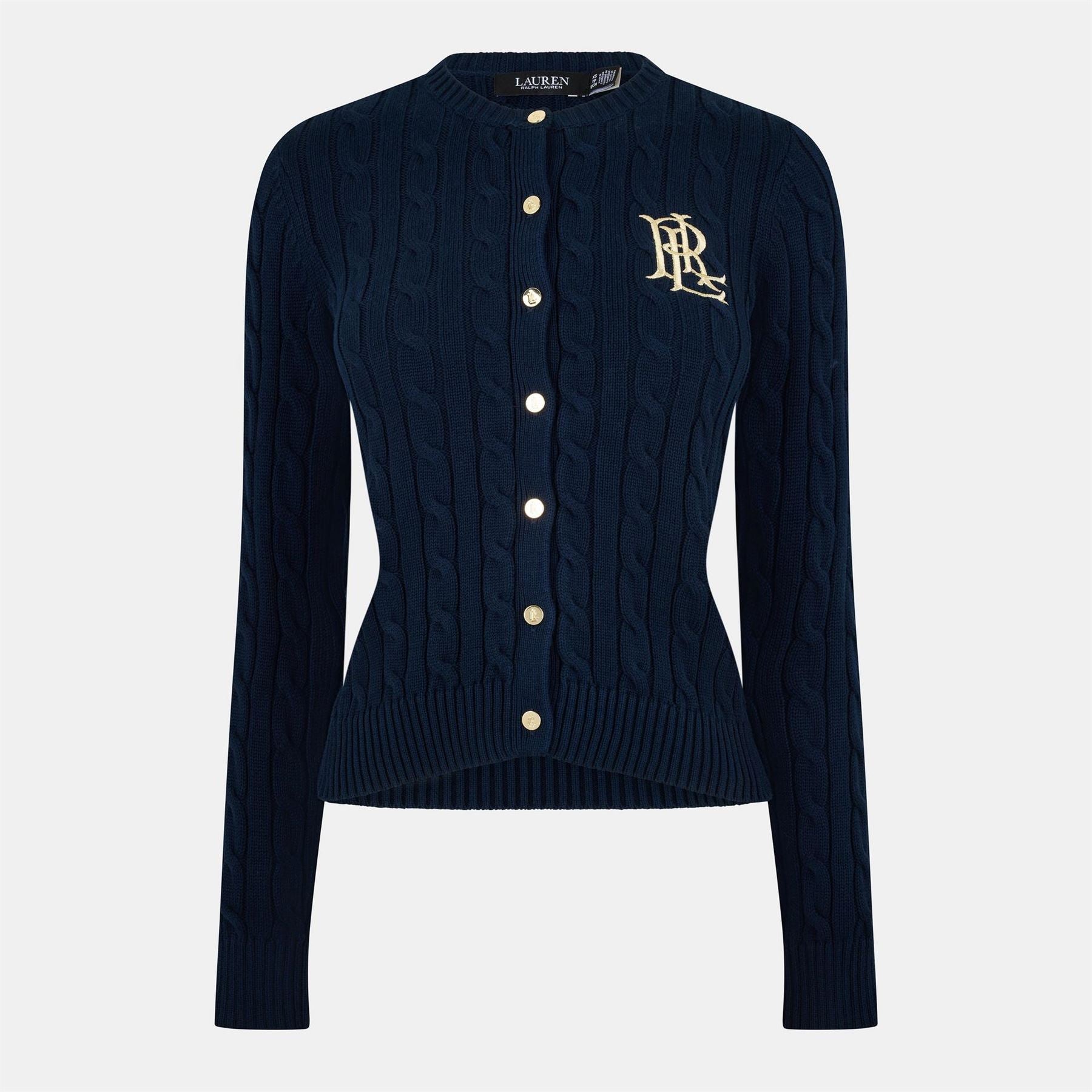 Lauren by Ralph Lauren Ralhan Real Leather Cardigan