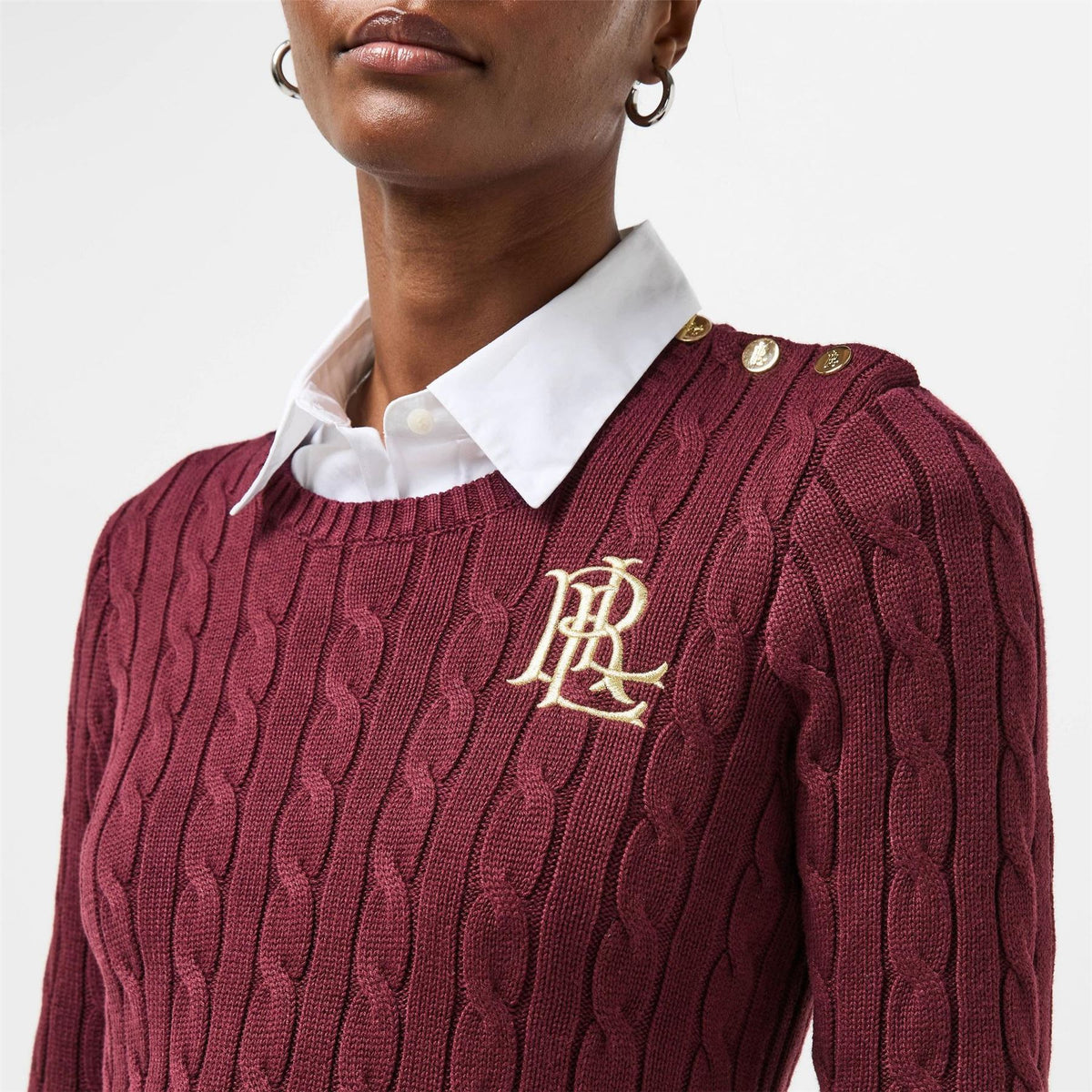 Lauren by Ralph Lauren Montiva Knitted Crew Neck Jumper
